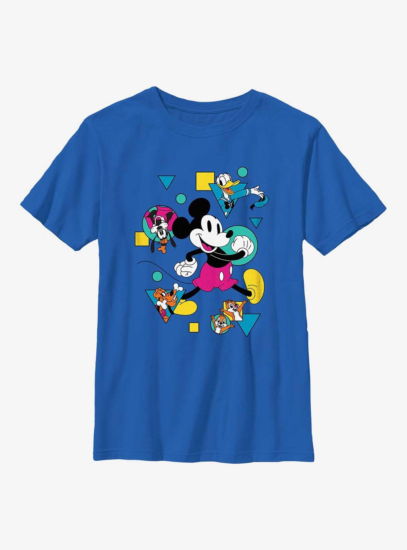 Disney Mickey Mouse And Friends Retro Youth T-Shirt, , hi-res
