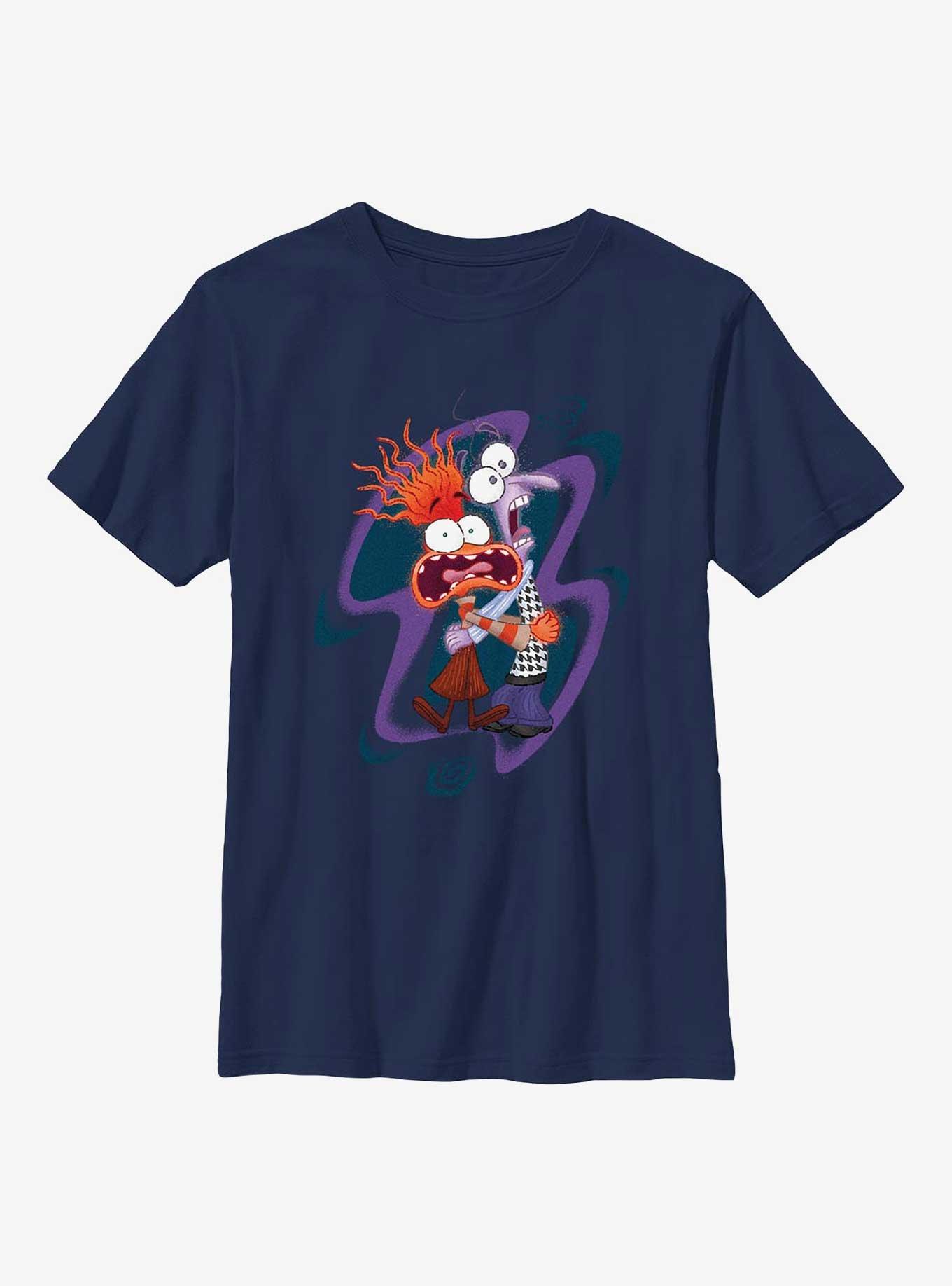 Disney Pixar Inside Out 2 Fear And Anxiety Youth T-Shirt, , hi-res