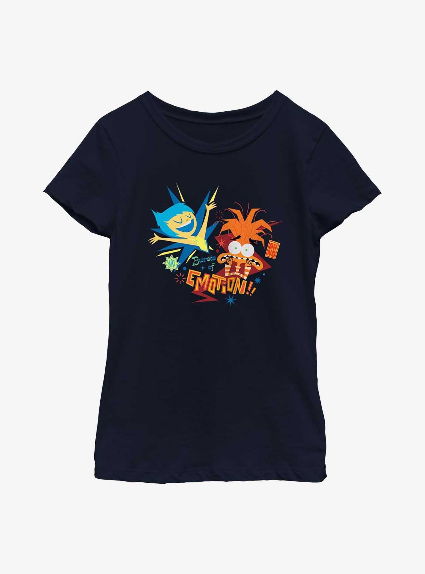 Disney Pixar Inside Out 2 Bursts Of Emotion Youth Girls T-Shirt, , hi-res