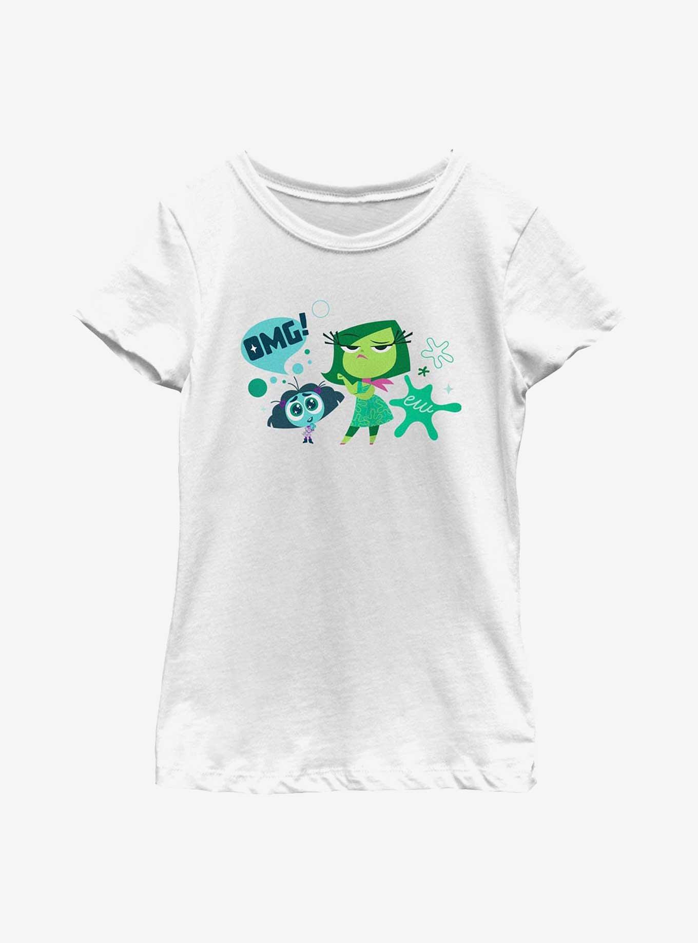 Disney Pixar Inside Out 2 Little Envy And Disgust Youth Girls T-Shirt, , hi-res