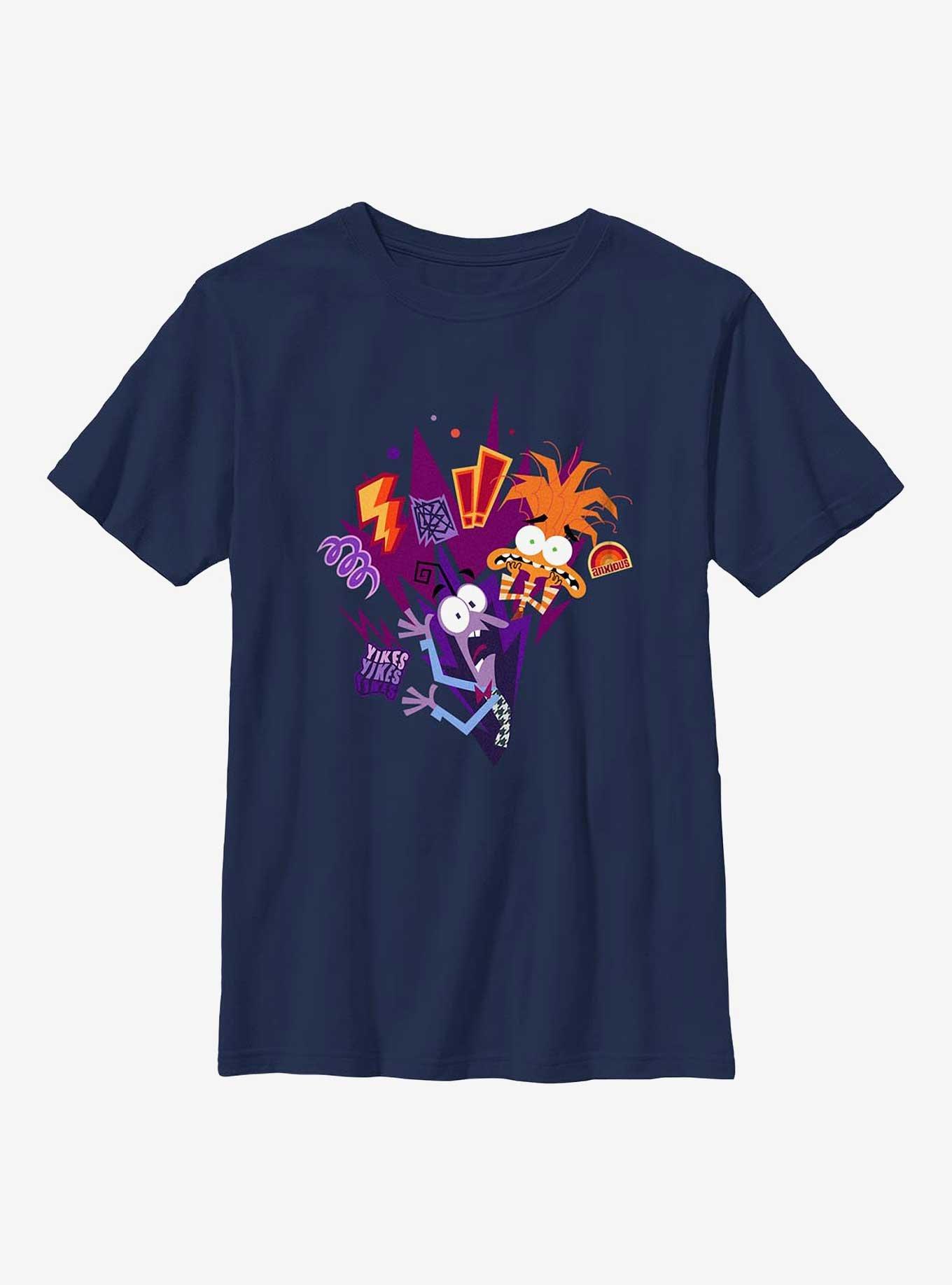 Disney Pixar Inside Out 2 Yikes Yikes Yikes Youth T-Shirt, , hi-res