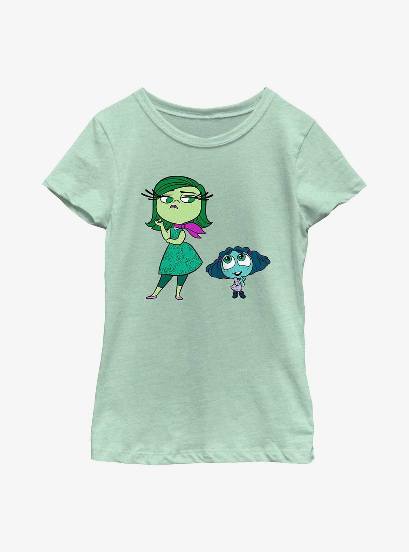 Disney Pixar Inside Out 2 Cute Envy And Disgust Youth Girls T-Shirt, , hi-res