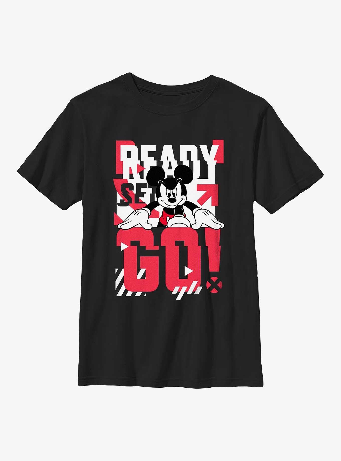 Disney Mickey Mouse Ready Set Go Youth T-Shirt, , hi-res