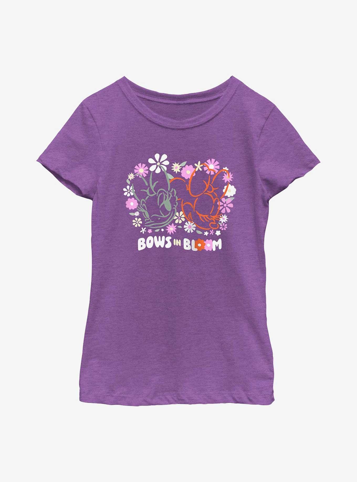 Disney Minnie Mouse & Daisy Duck Bows In Bloom Youth Girls T-Shirt, , hi-res