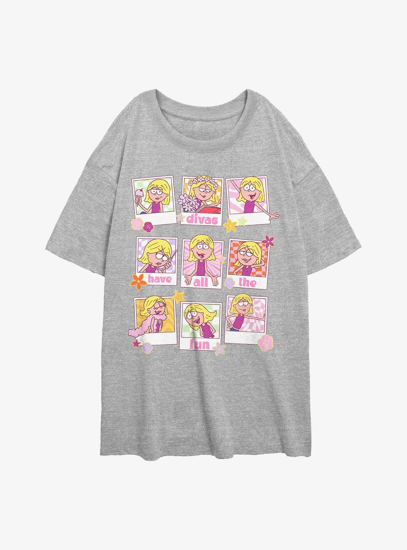 Disney Lizzie McGuire Polaroid Liz Womens Oversized T-Shirt, , hi-res