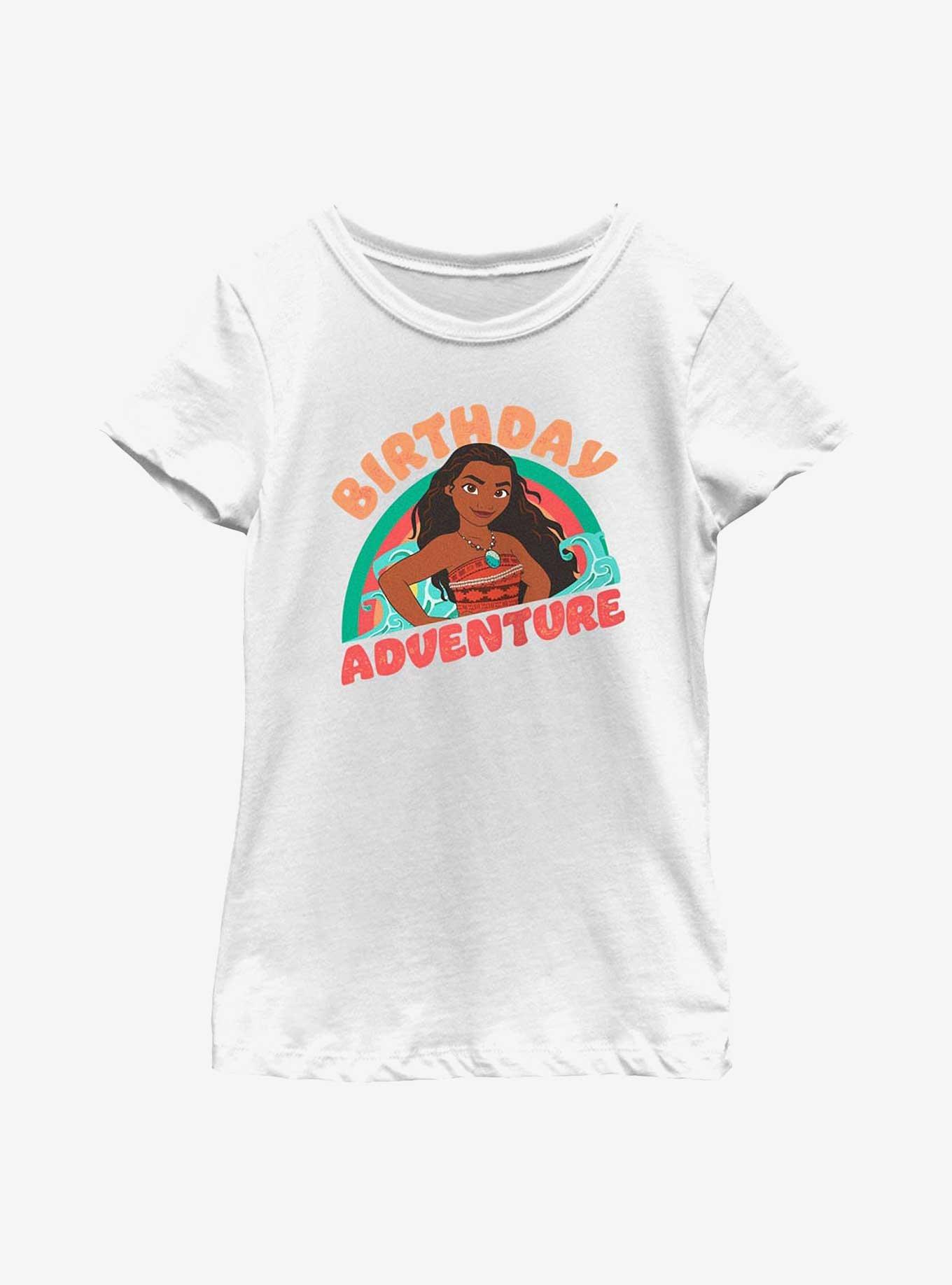 Disney Princesses Birthday Fun Youth Girls T-Shirt, WHITE, hi-res