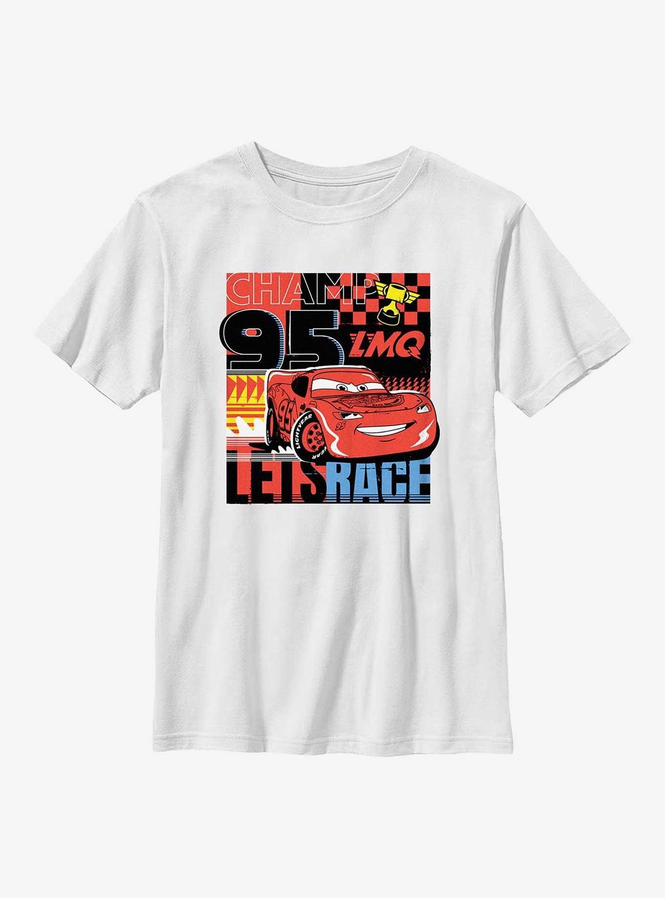 Disney Pixar Cars Lets Race Youth T-Shirt, , hi-res