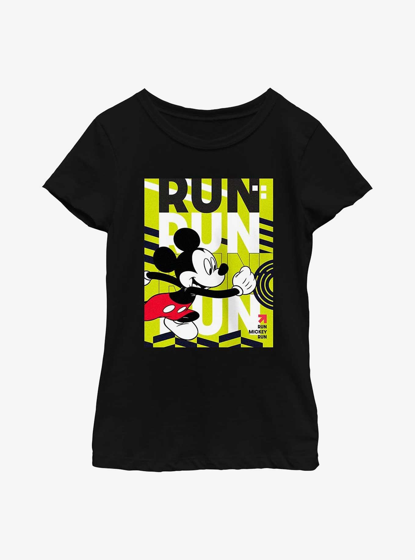 Disney Mickey Mouse Run Mickey Run Youth Girls T-Shirt, , hi-res