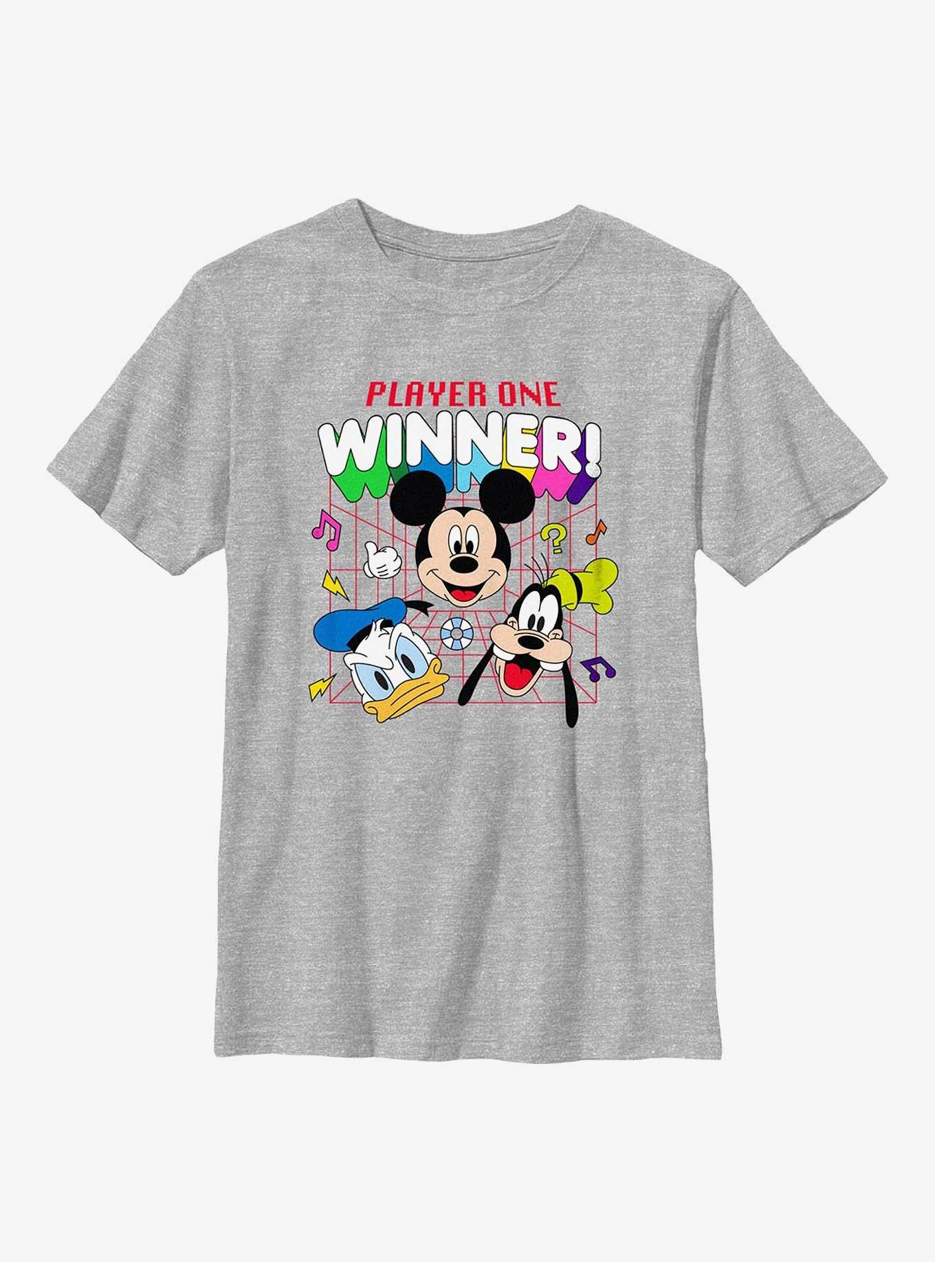 Disney Mickey Mouse & Friends Player One Winner Youth T-Shirt, , hi-res