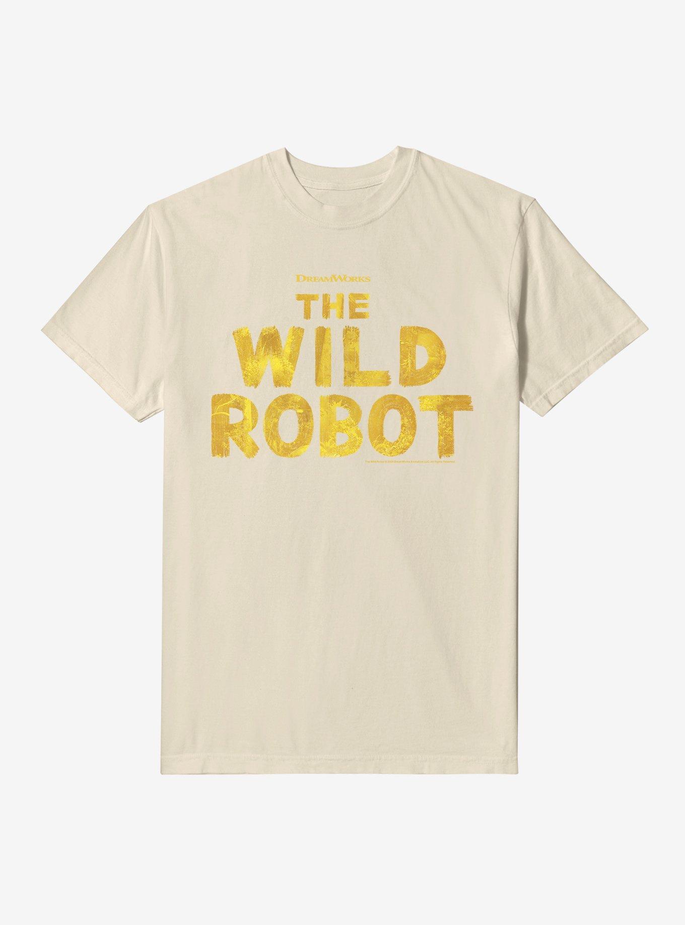 The Wild Robot Title Logo Garment Dye T-Shirt, , hi-res