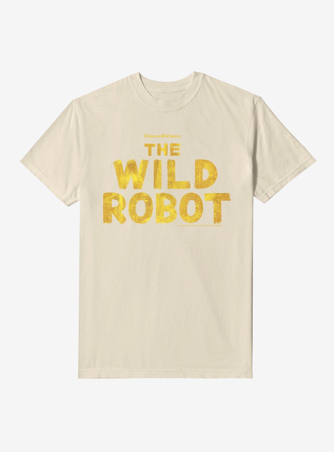 COMFORTCOLORS The Wild Robot Title Logo Garment Dye T-Shirt