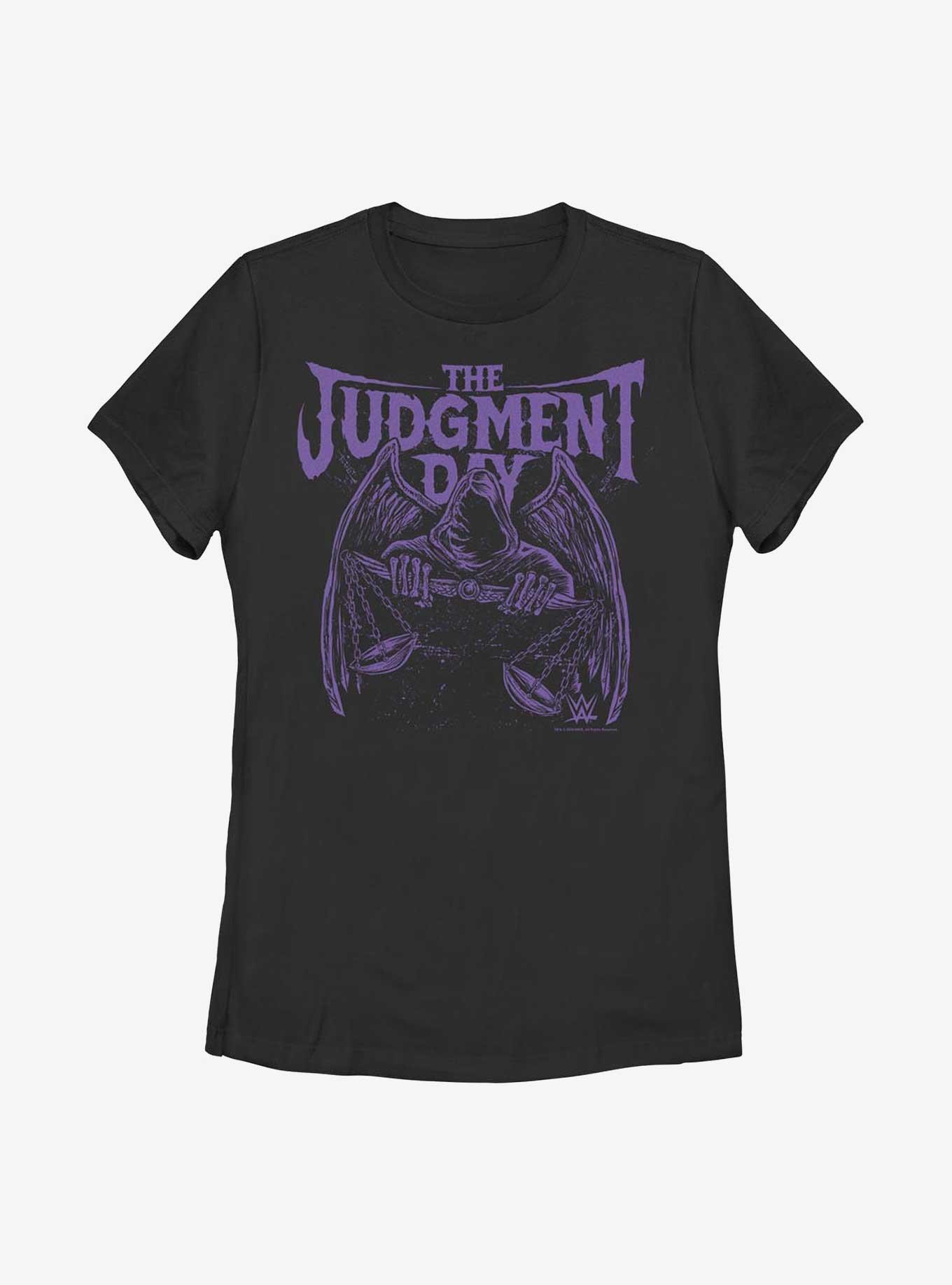 WWE The Judgment Day Logo Womens T-Shirt, BLACK, hi-res