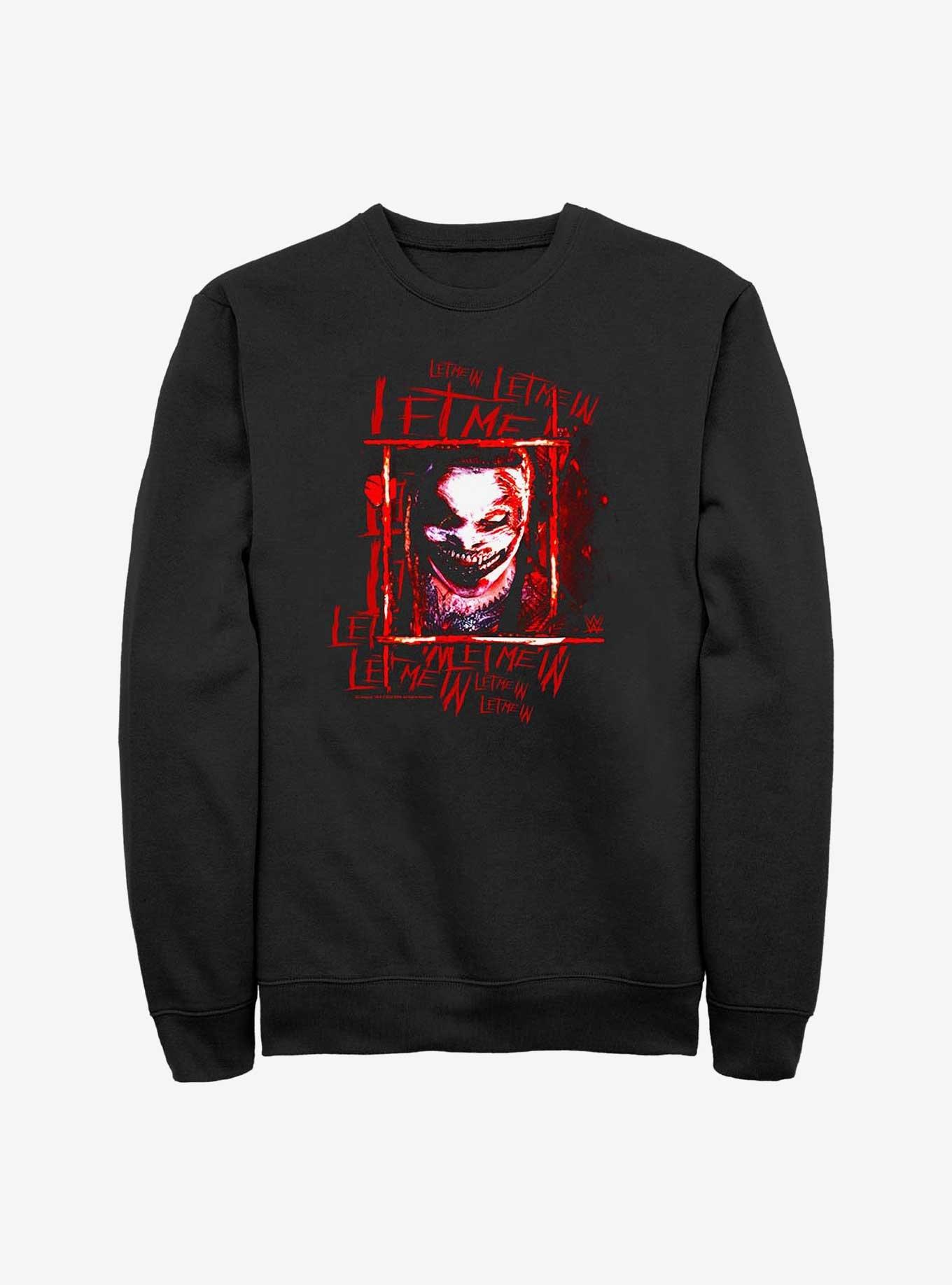 WWE Bray Wyatt The Fiend Let Me In Frame Sweatshirt, BLACK, hi-res