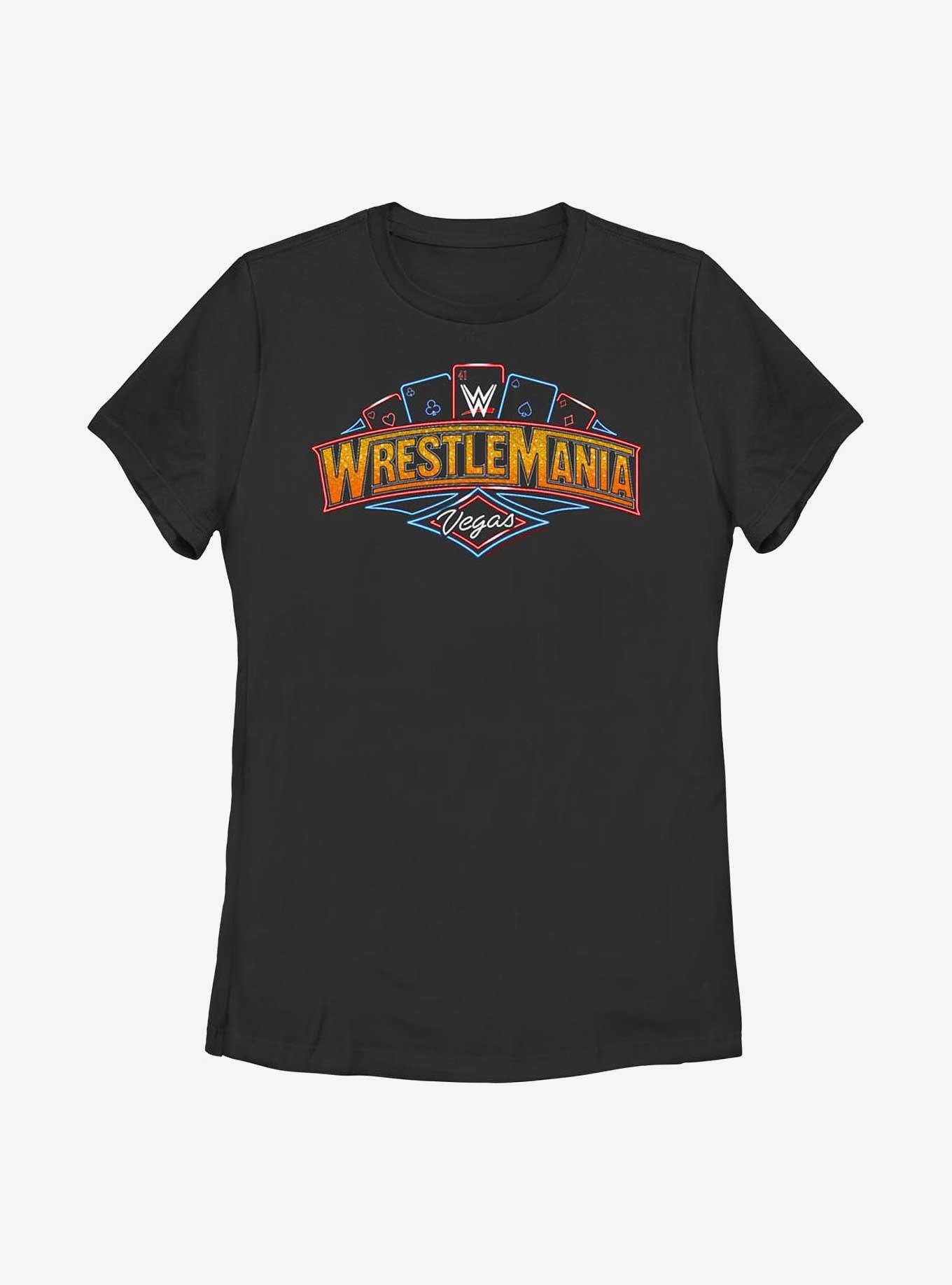 WWE Wrestlemania 41 Vegas Womens T-Shirt, BLACK, hi-res