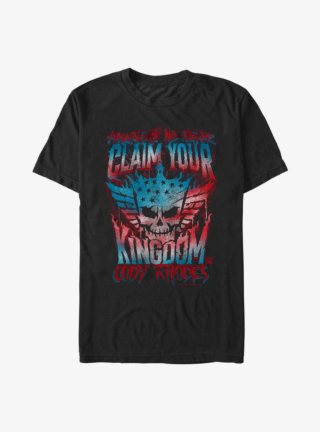 WWE Cody Rhodes Claim Your Kingdom T-Shirt, BLACK, hi-res
