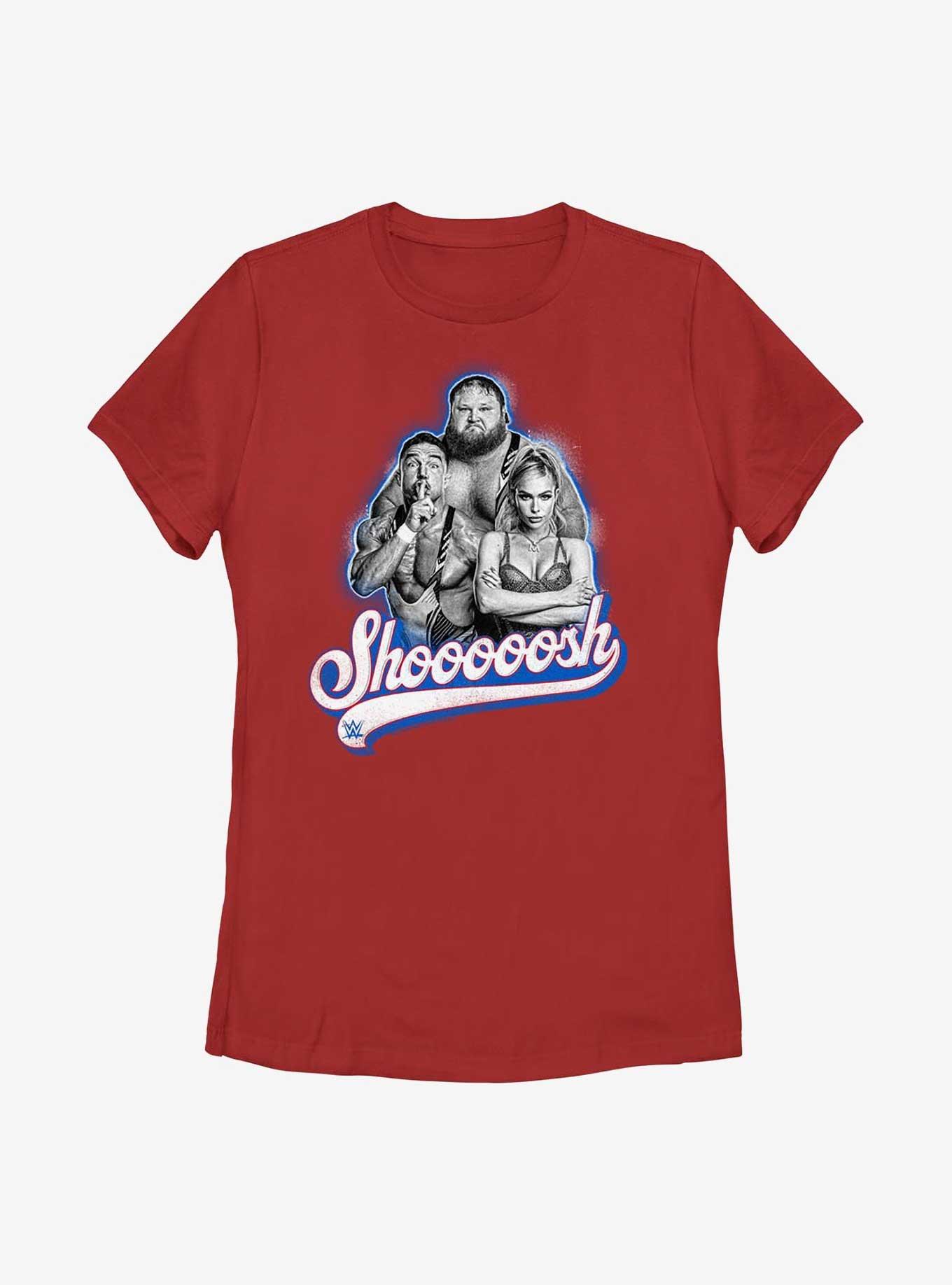 WWE Shooosh Alpha Academy Womens T-Shirt, RED, hi-res