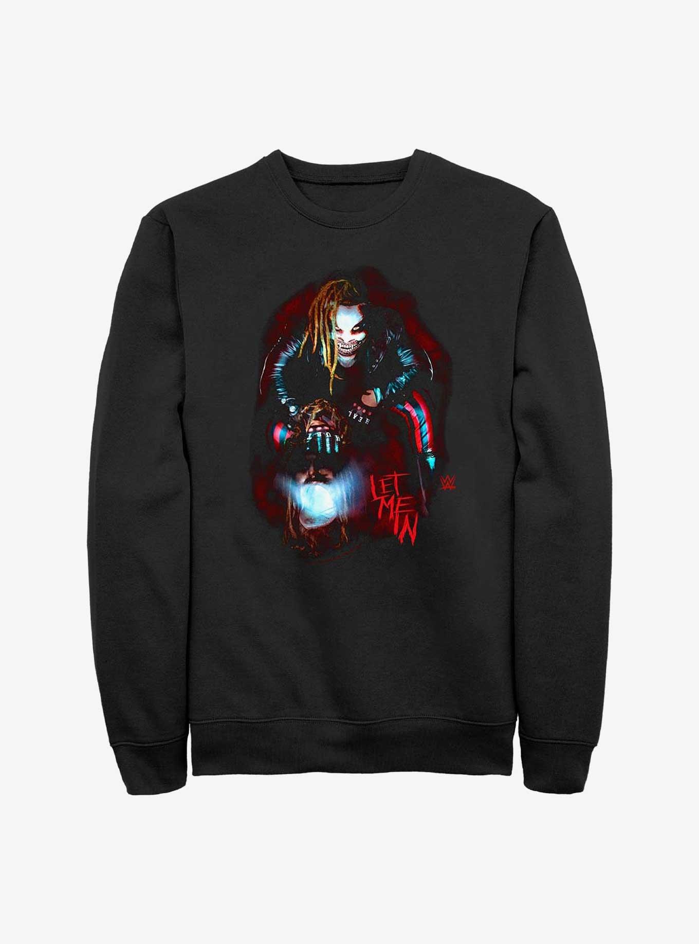 WWE Bray Wyatt The Fiend Let Me In Lantern Sweatshirt, BLACK, hi-res
