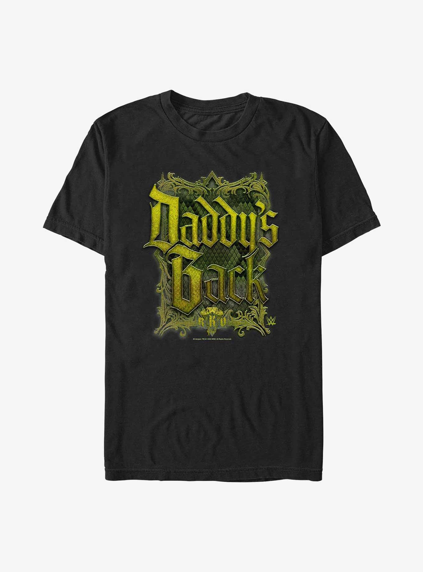 WWE Daddys Back RKO Randy Orton T-Shirt, BLACK, hi-res