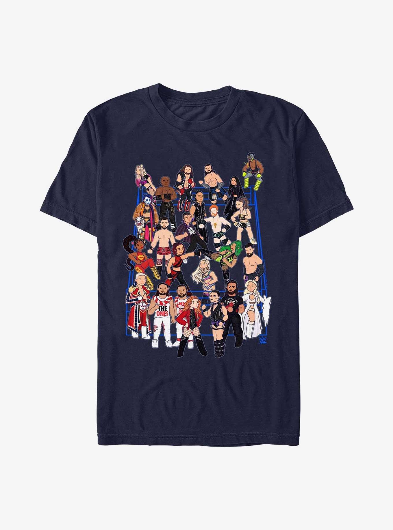 WWE Superstar Showdown T-Shirt, NAVY, hi-res