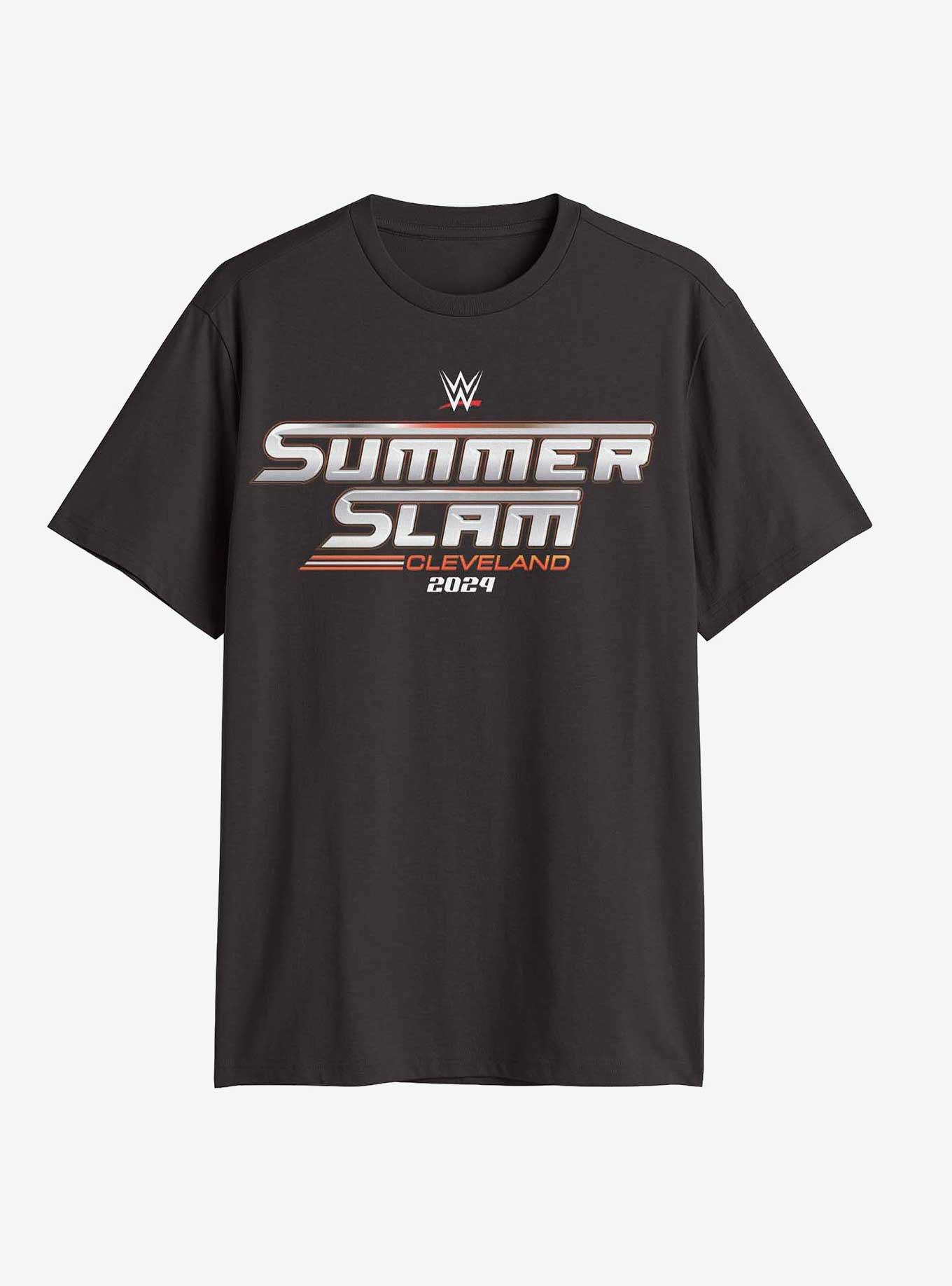 WWE Summer Slam 2024 Logo T-Shirt, BLACK, hi-res