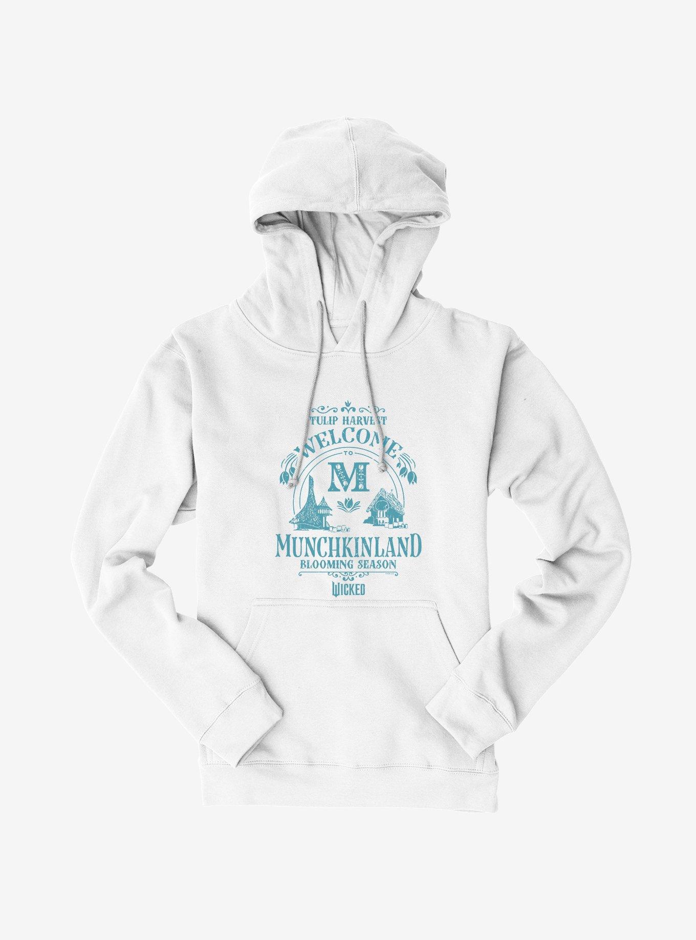 Wicked Welcome To Munchkinland Hoodie, WHITE, hi-res
