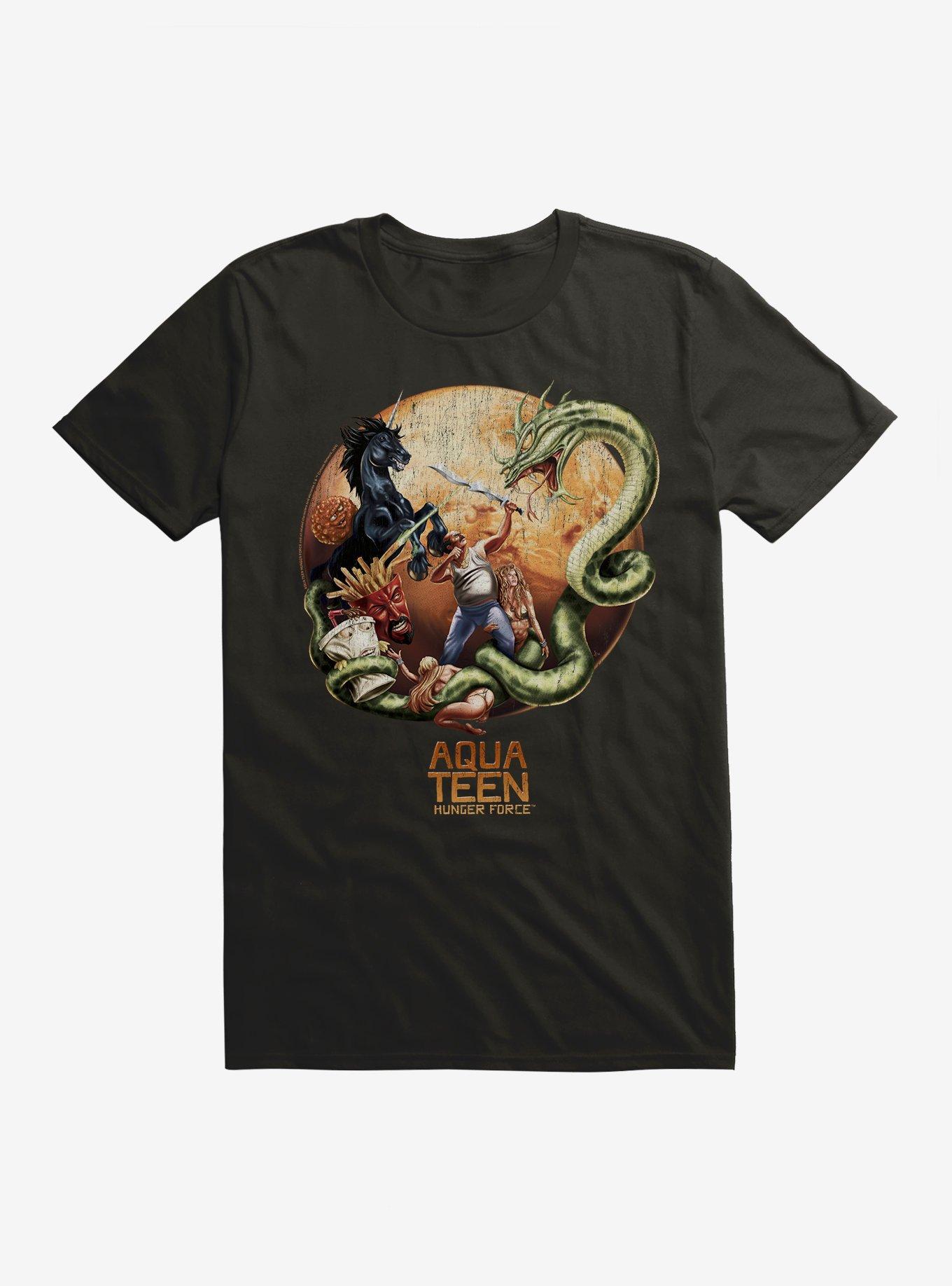 Aqua Teen Hunger Force Fight Scene T-Shirt,All Products : American Fashion Style Bags On Sale