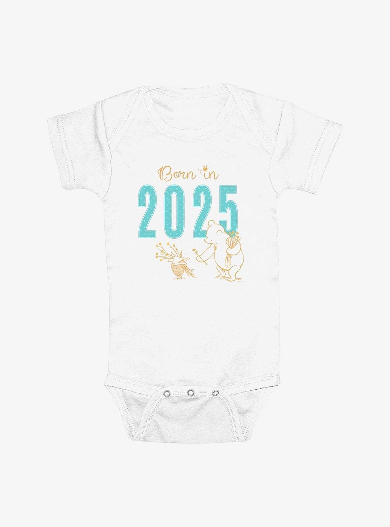 Disney Winnie The Pooh Born In 2025 Infant Bodysuit, , hi-res