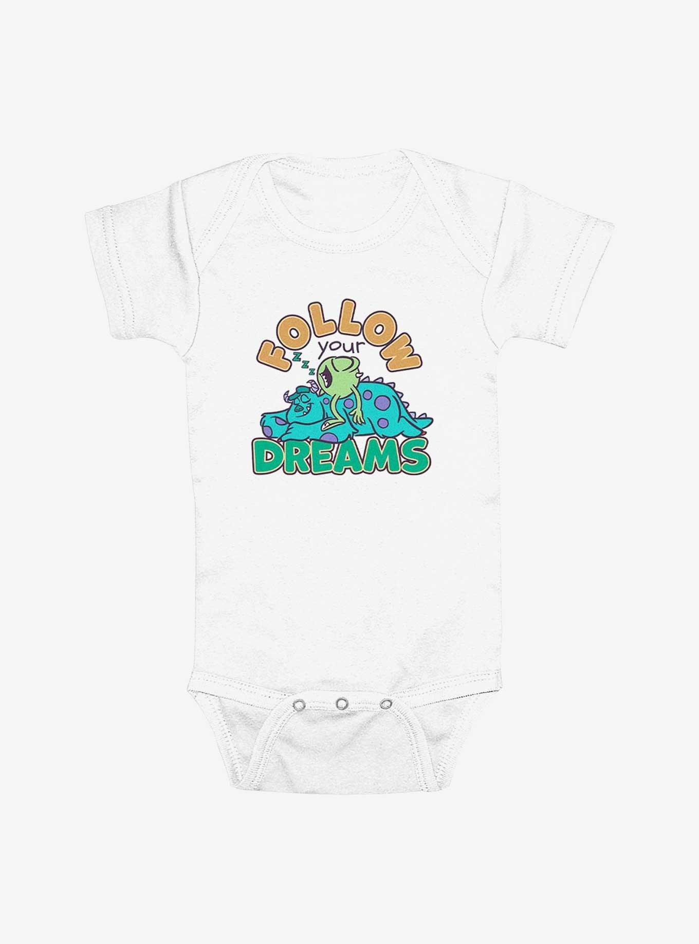 Disney Pixar Monsters Inc Follow Your Dreams Infant Bodysuit, , hi-res