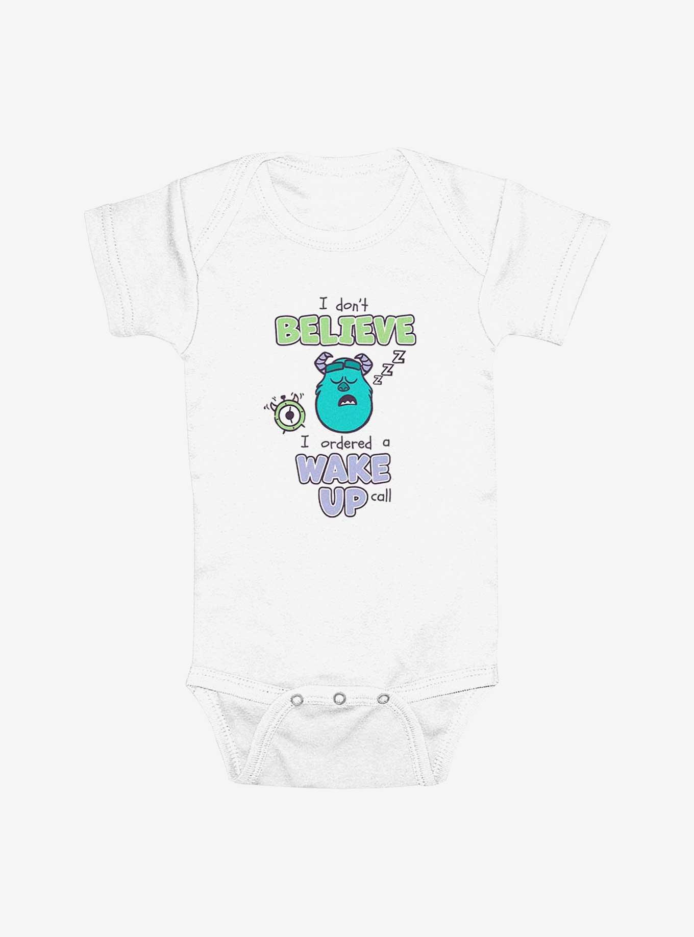 Disney Pixar Monsters Inc Ordered A Wake Up Infant Bodysuit, , hi-res