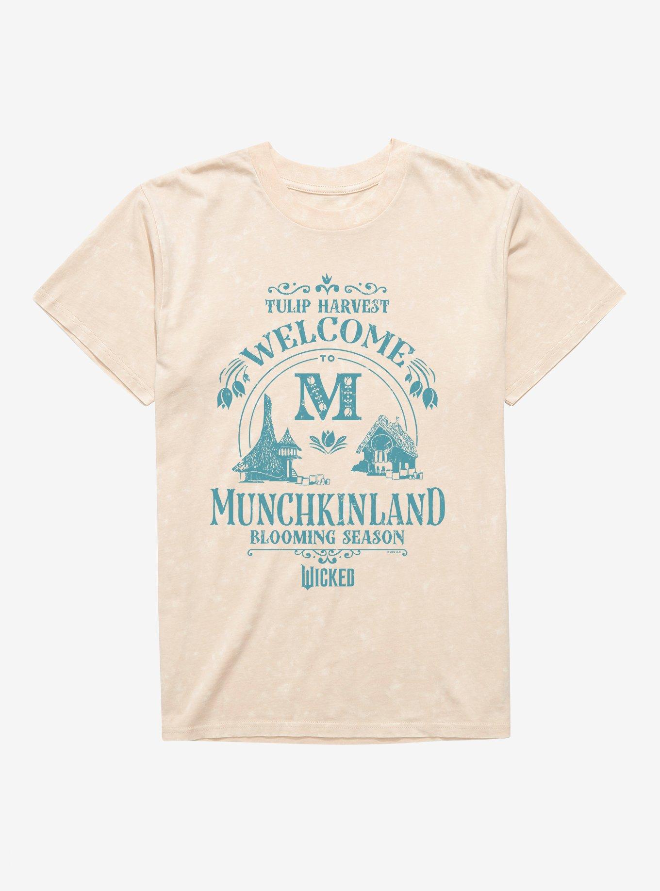 Wicked Welcome To Munchkinland Mineral Wash T-Shirt, , hi-res