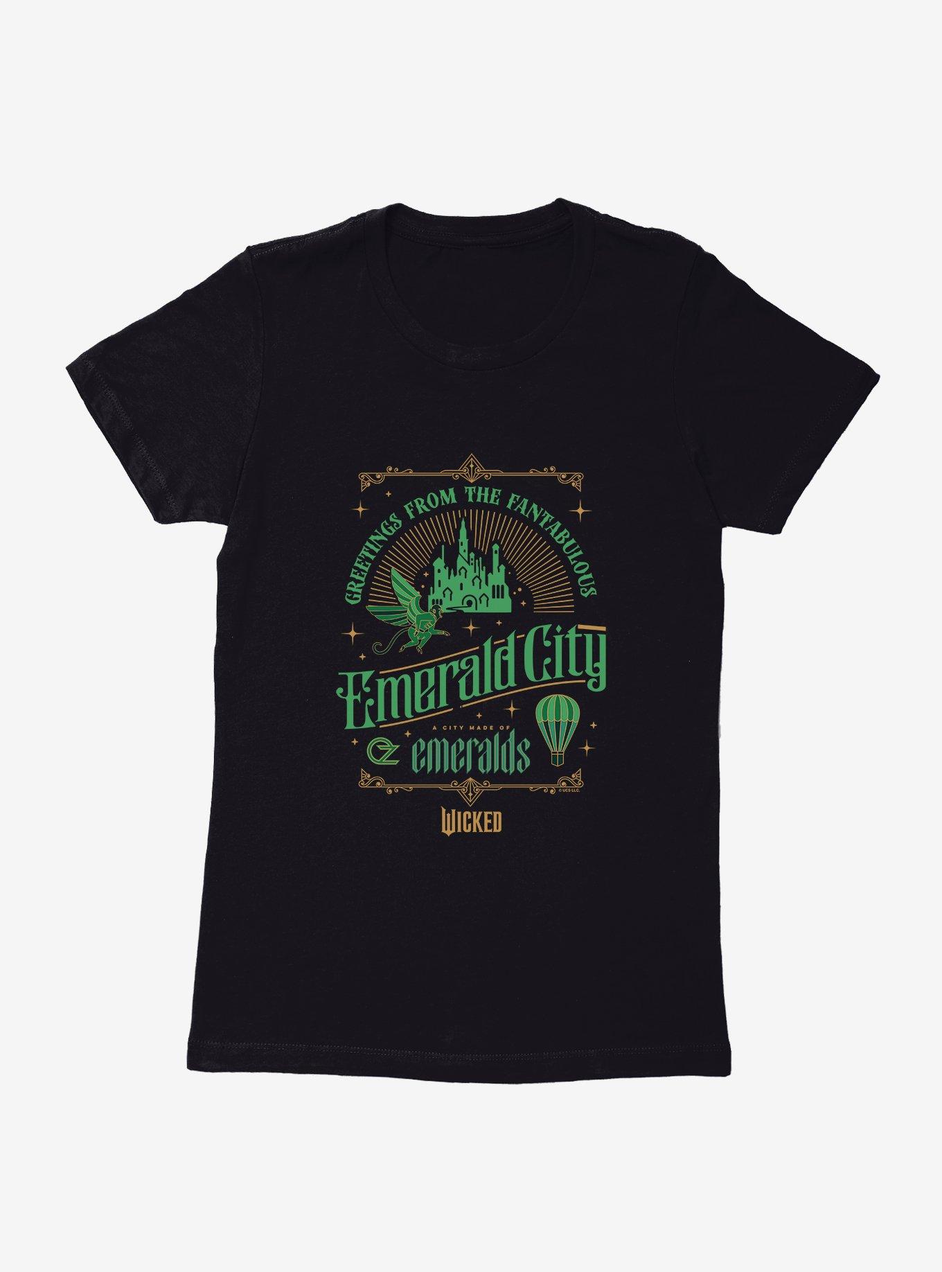 Wicked Greetings From Emerald City Womens T-Shirt, , hi-res