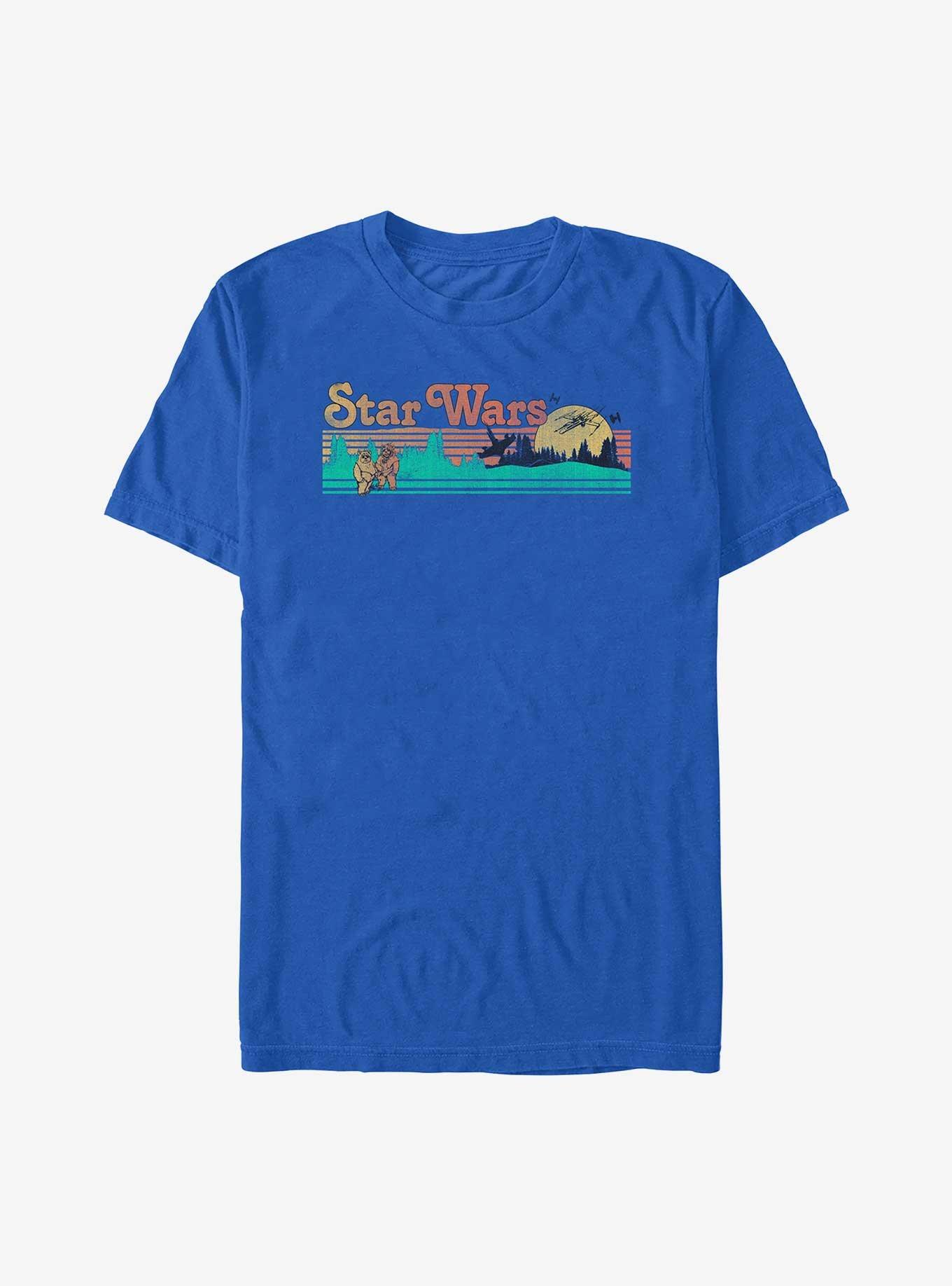Star Wars Retro Scenic Ewok T-Shirt, , hi-res