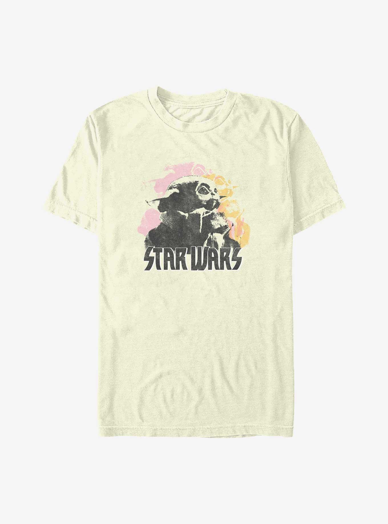 Star Wars The Mandalorian Faded Poster T-Shirt