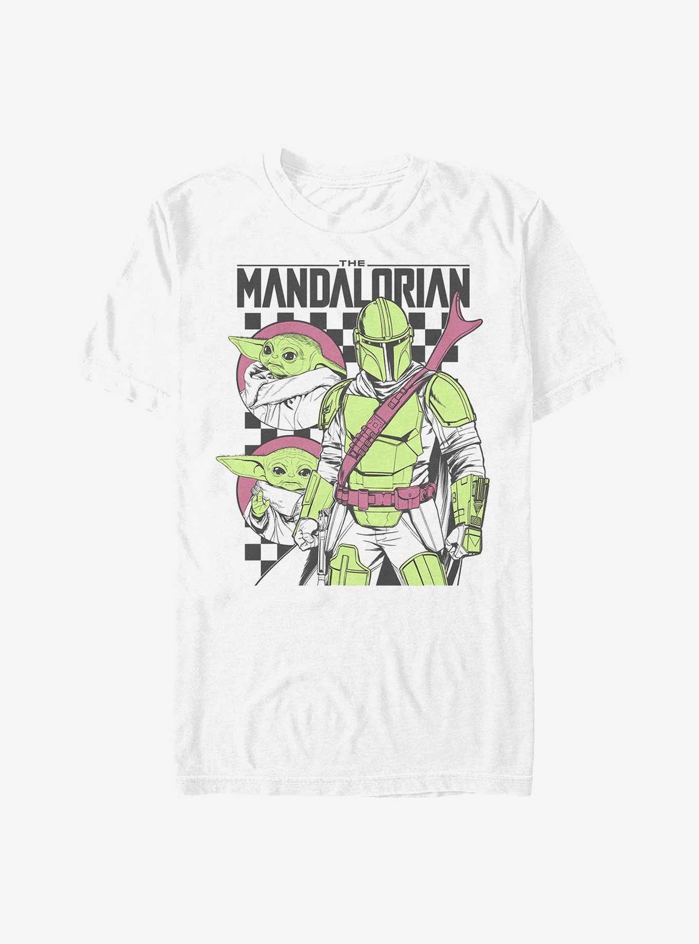 Star Wars The Mandalorian Mando Checkered T-Shirt, , hi-res