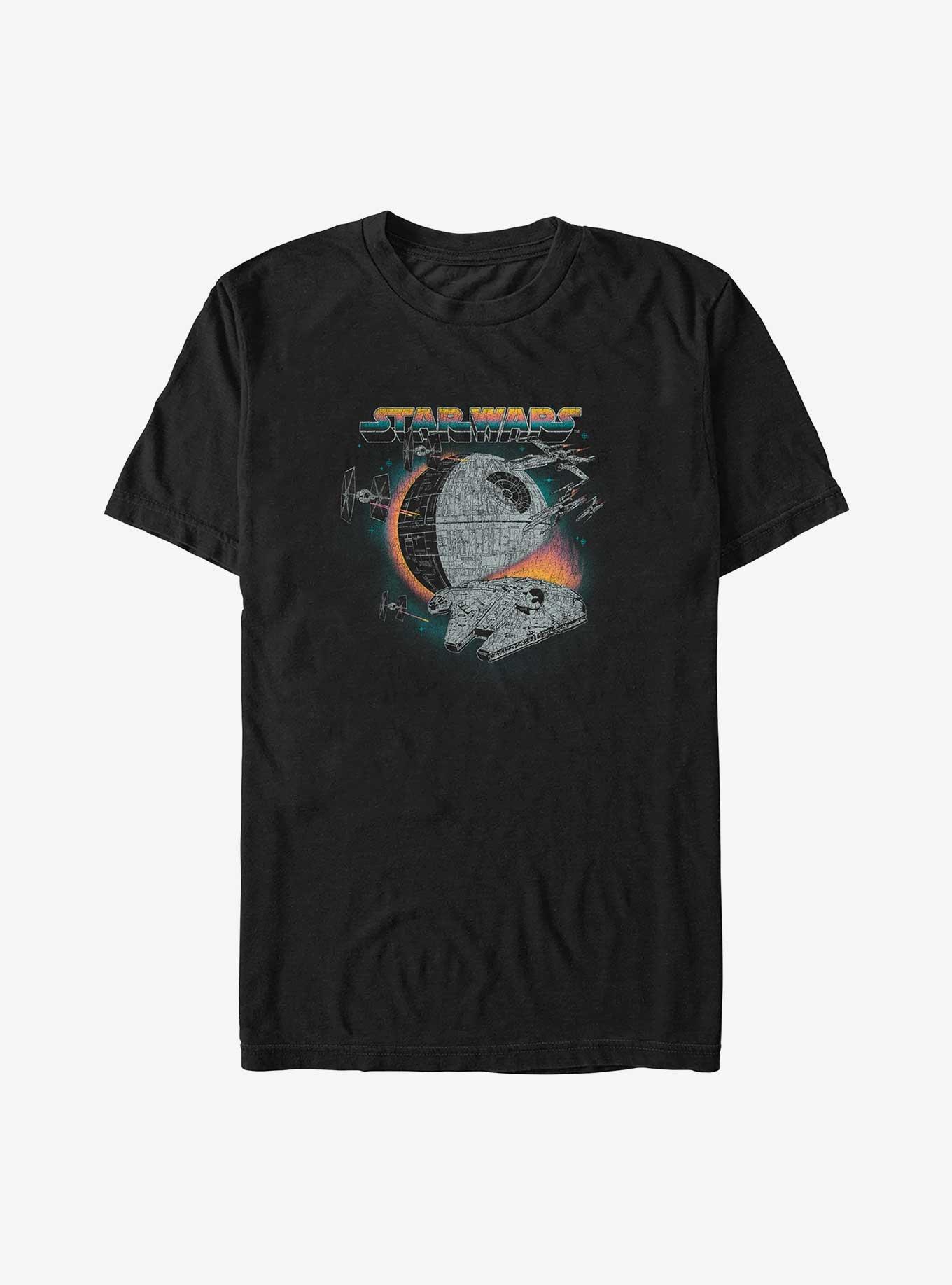 Star Wars Retro Ships T-Shirt, BLACK, hi-res