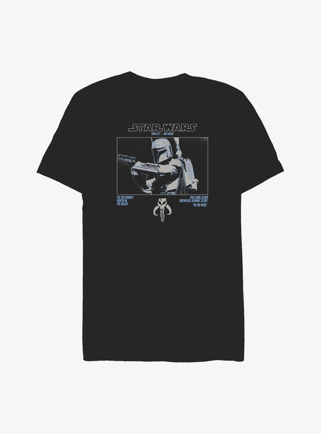 Star Wars Blue Boba T-Shirt, CHARCOAL, hi-res