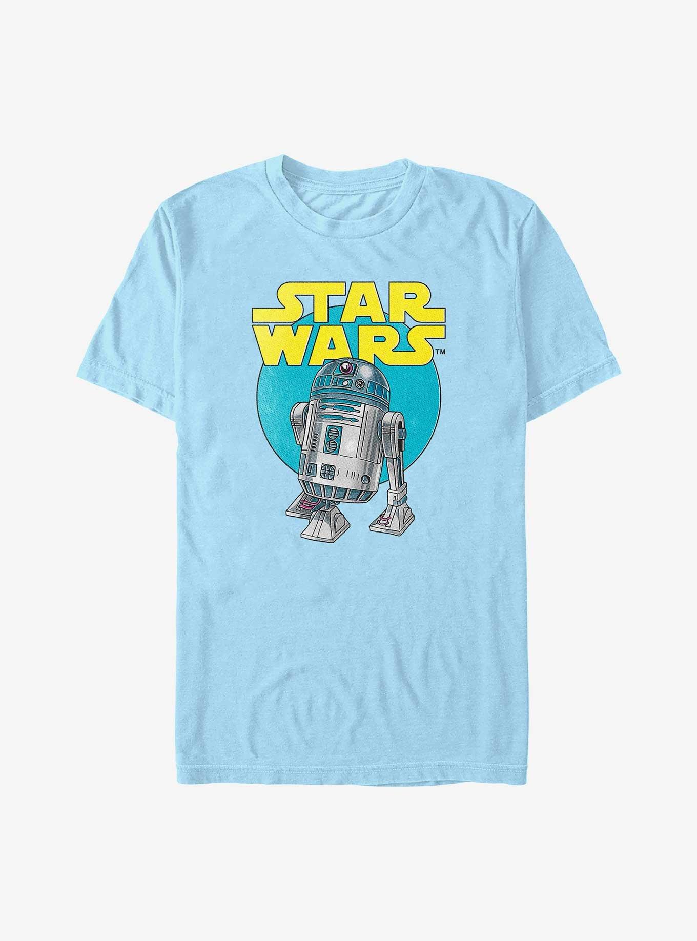 Star Wars Retro R2-D2 T-Shirt, LT BLUE, hi-res