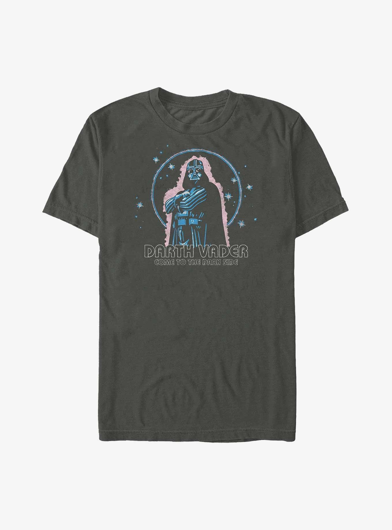Star Wars Retro Vader T-Shirt, CHARCOAL, hi-res