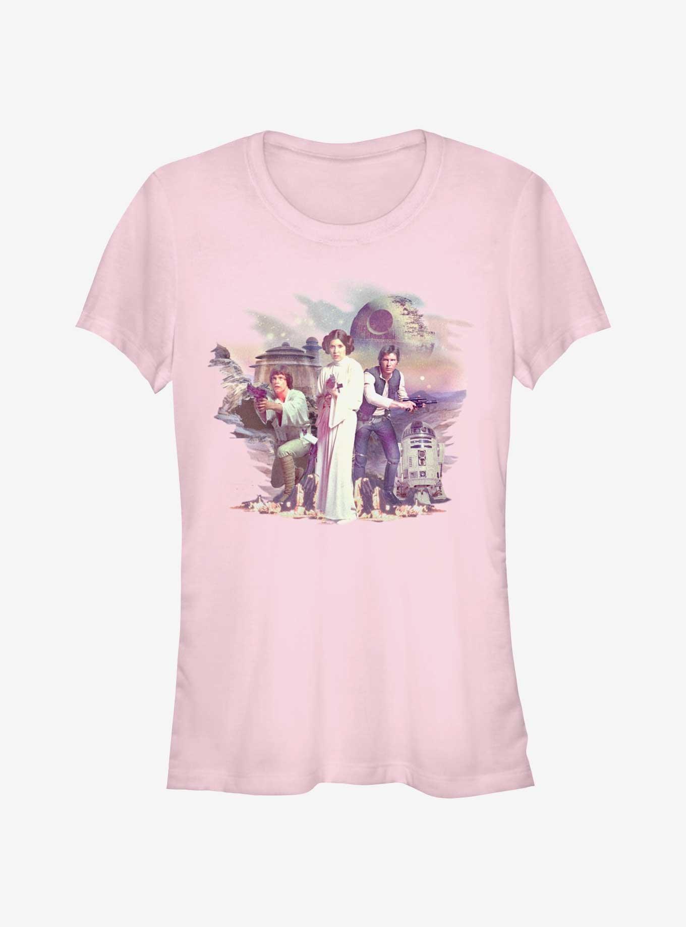 Star Wars Group Pose Brushed Girls T-Shirt, , hi-res