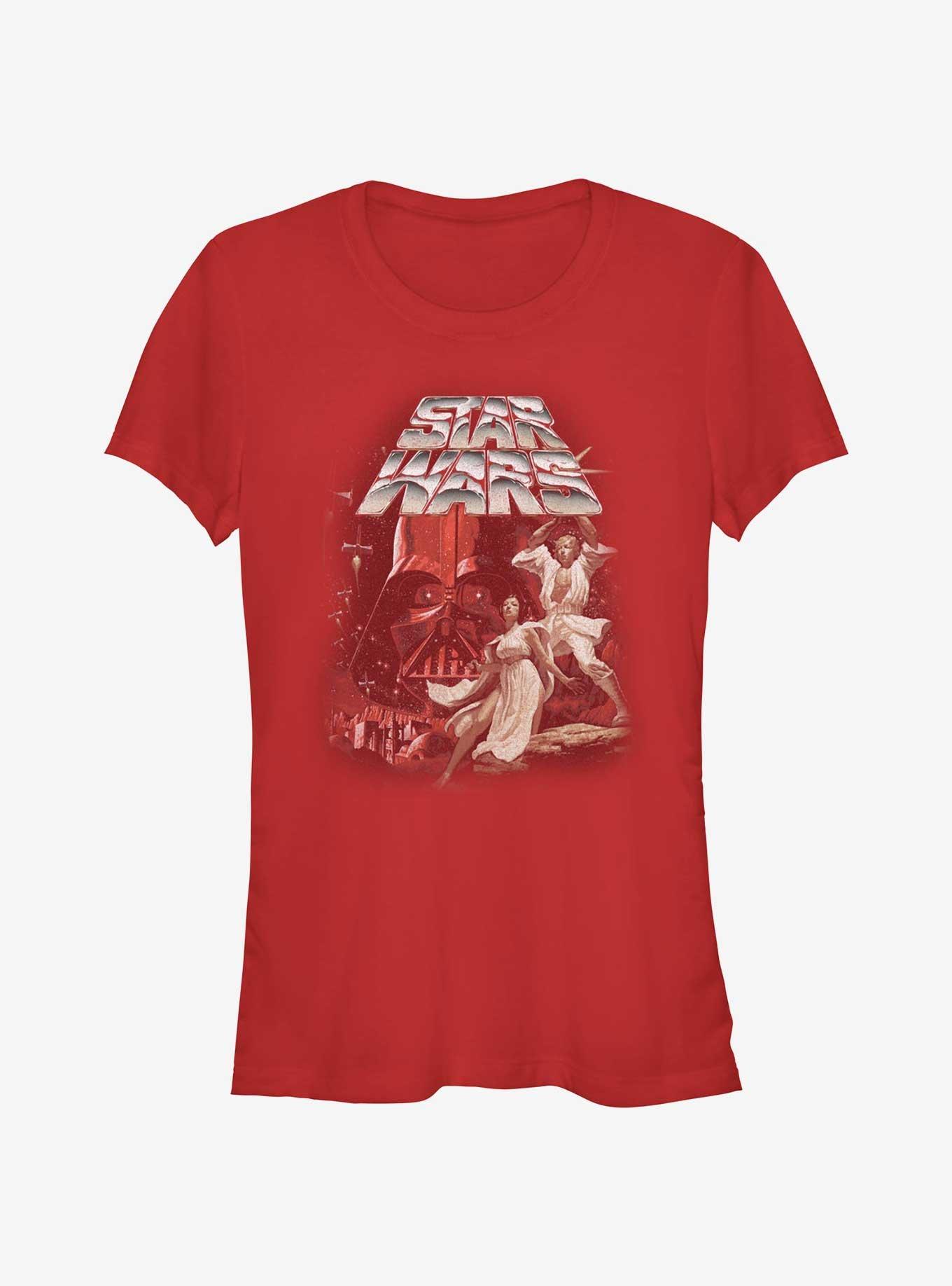 Star Wars A New Hope Vintage Poster Girls T-Shirt, , hi-res
