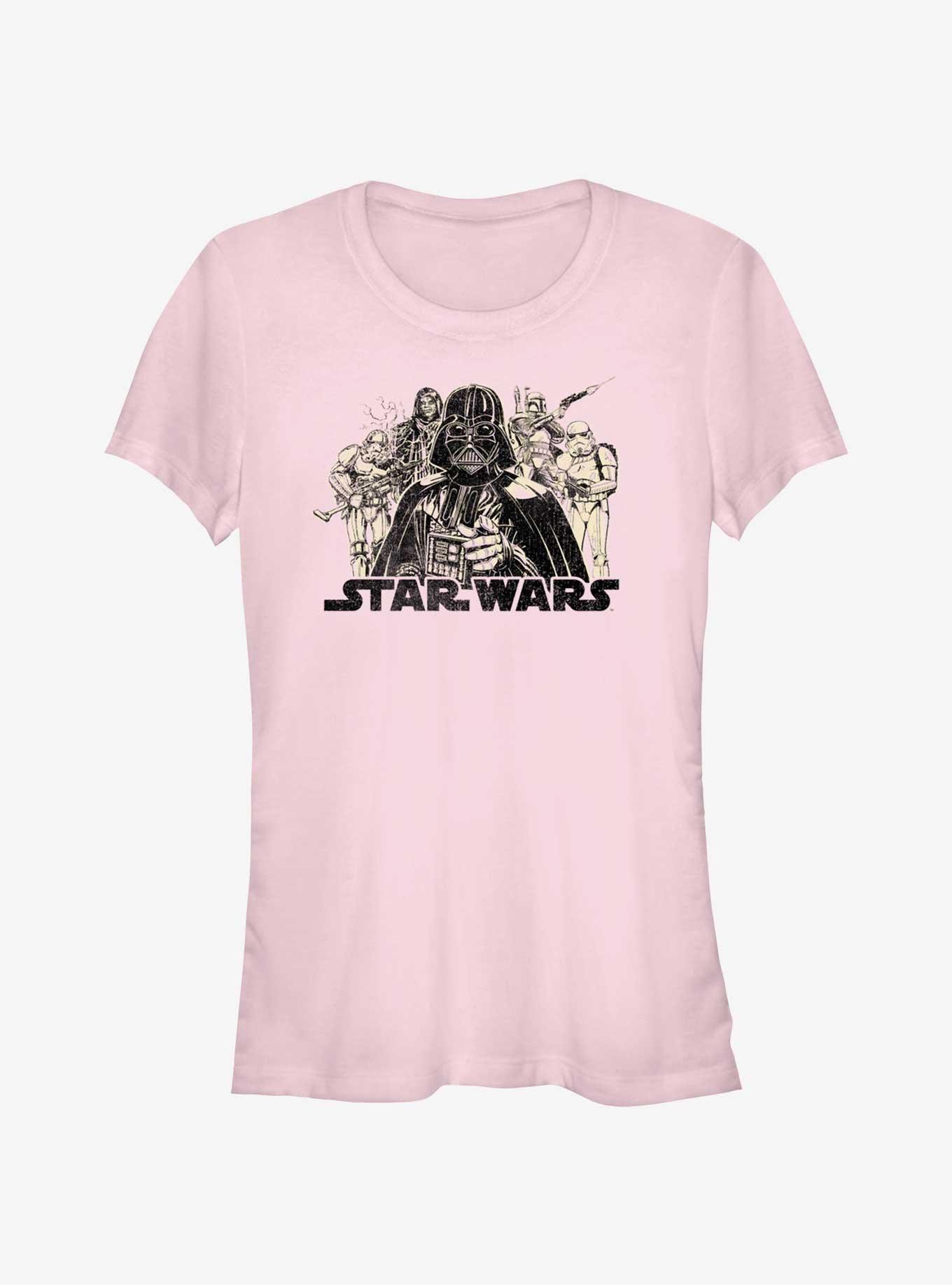 Star Wars Vintage Villains Girls T-Shirt, , hi-res