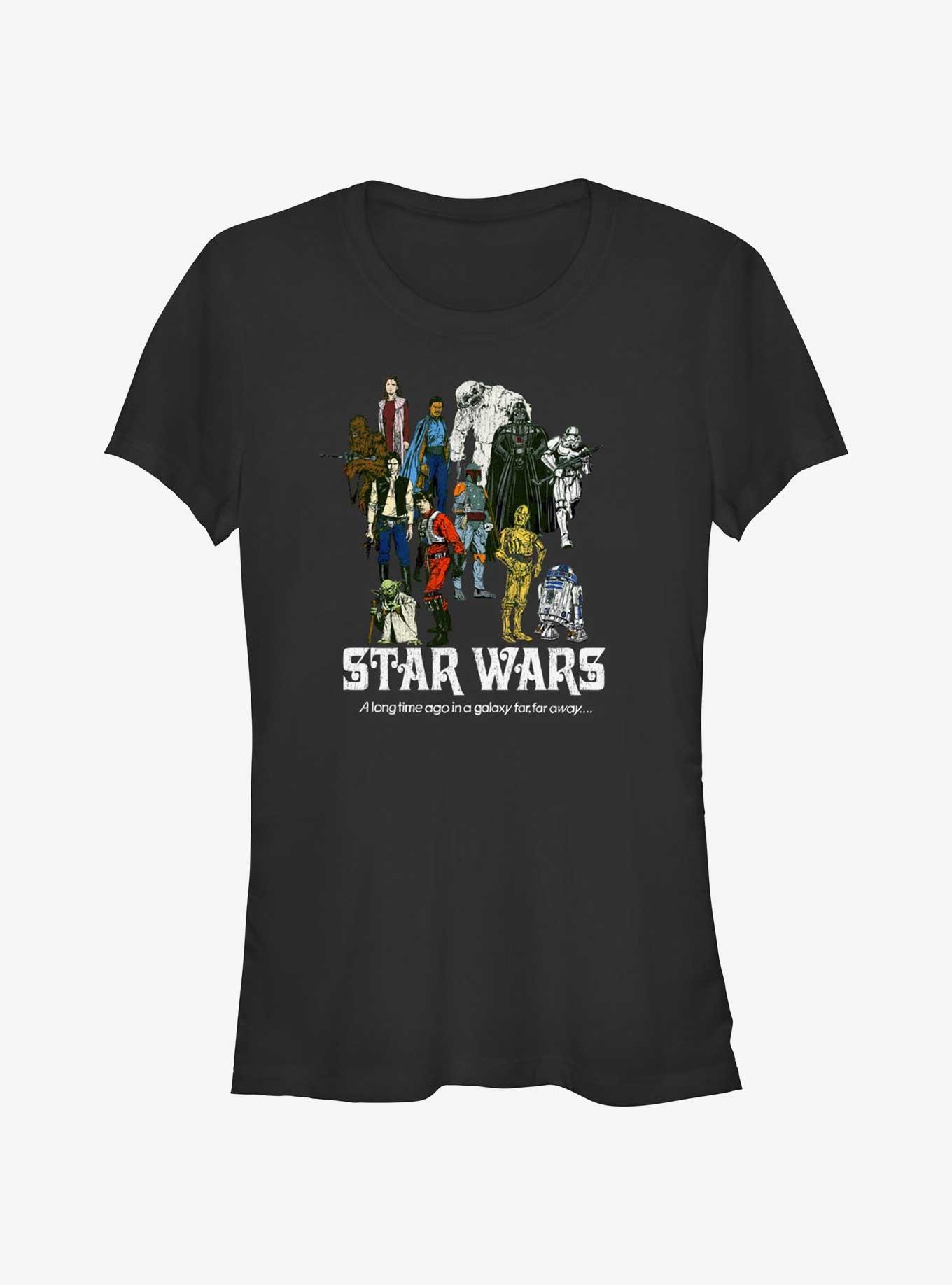 Star Wars Vintage Girls T-Shirt, BLACK, hi-res