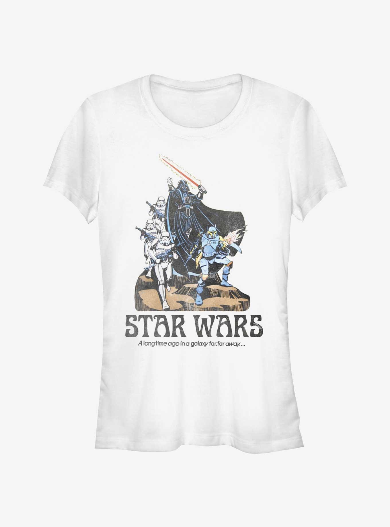 Star Wars Darkside Vintage Girls T-Shirt, WHITE, hi-res