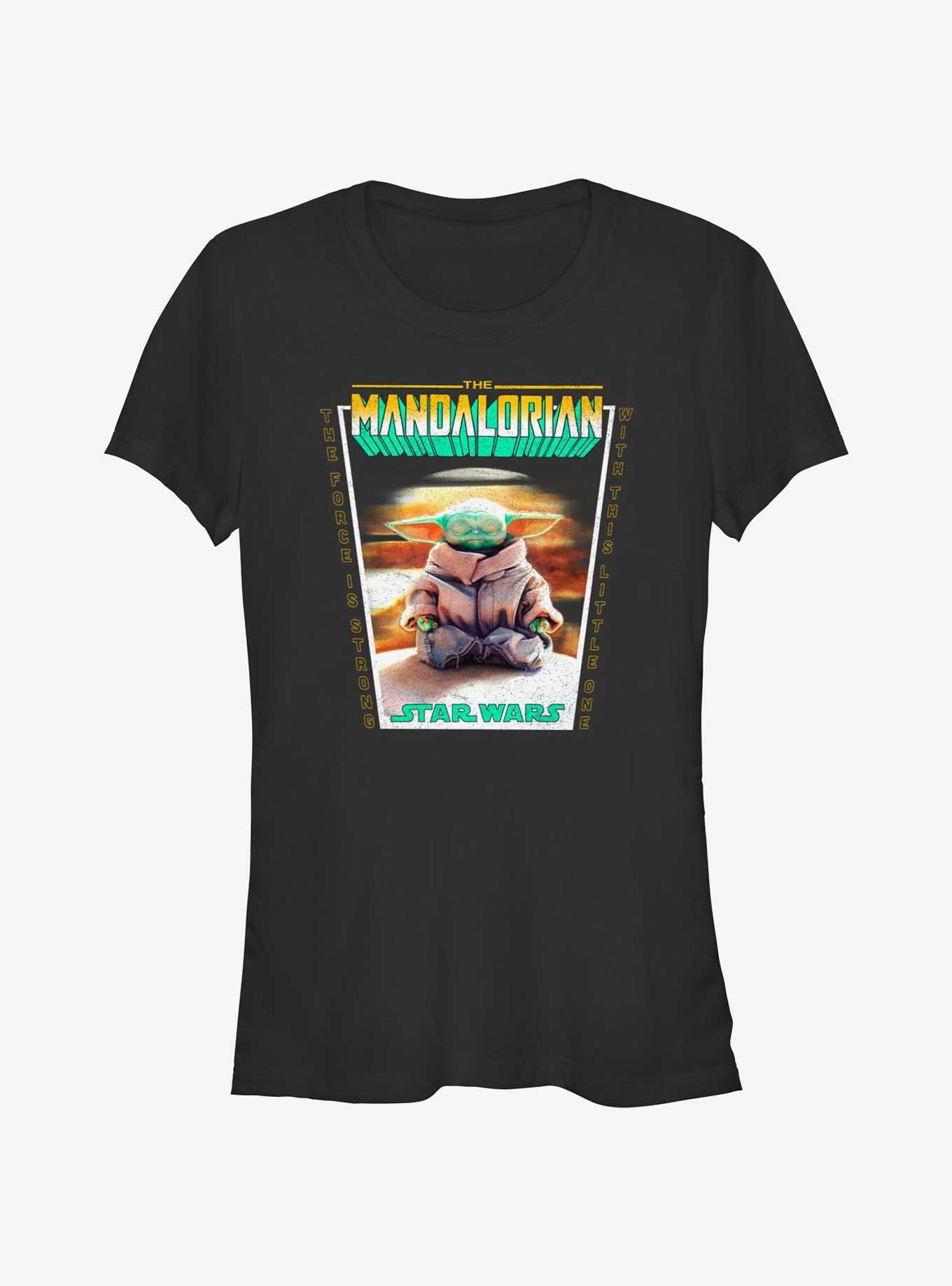 Star Wars The Mandalorian Meditating Grogu Girls T-Shirt, , hi-res