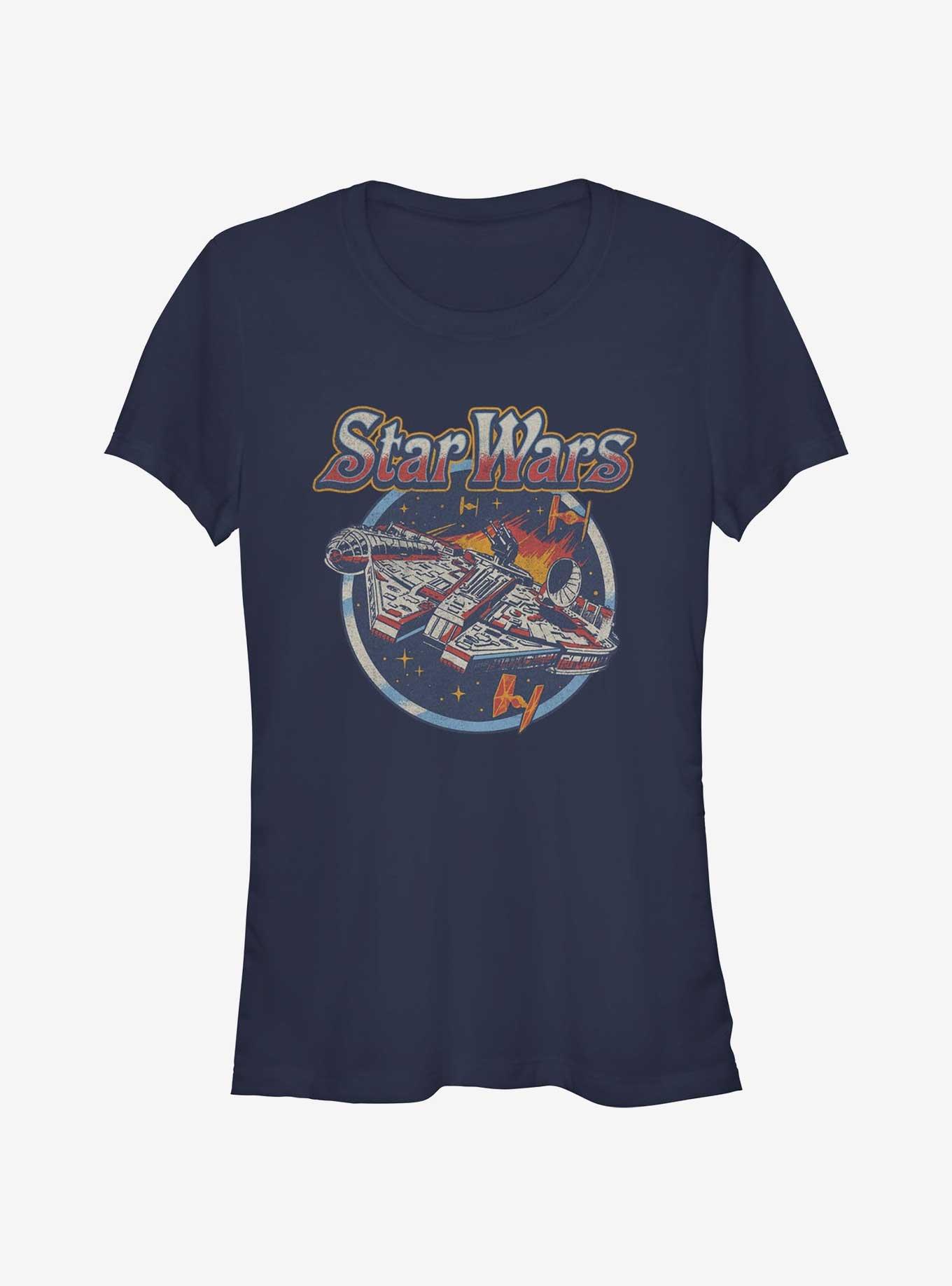 Star Wars Retro Circle Battle Girls T-Shirt, , hi-res