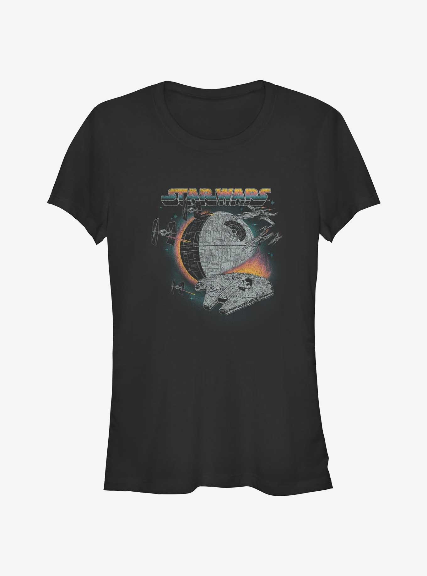 Star Wars Retro Ships Girls T-Shirt, , hi-res