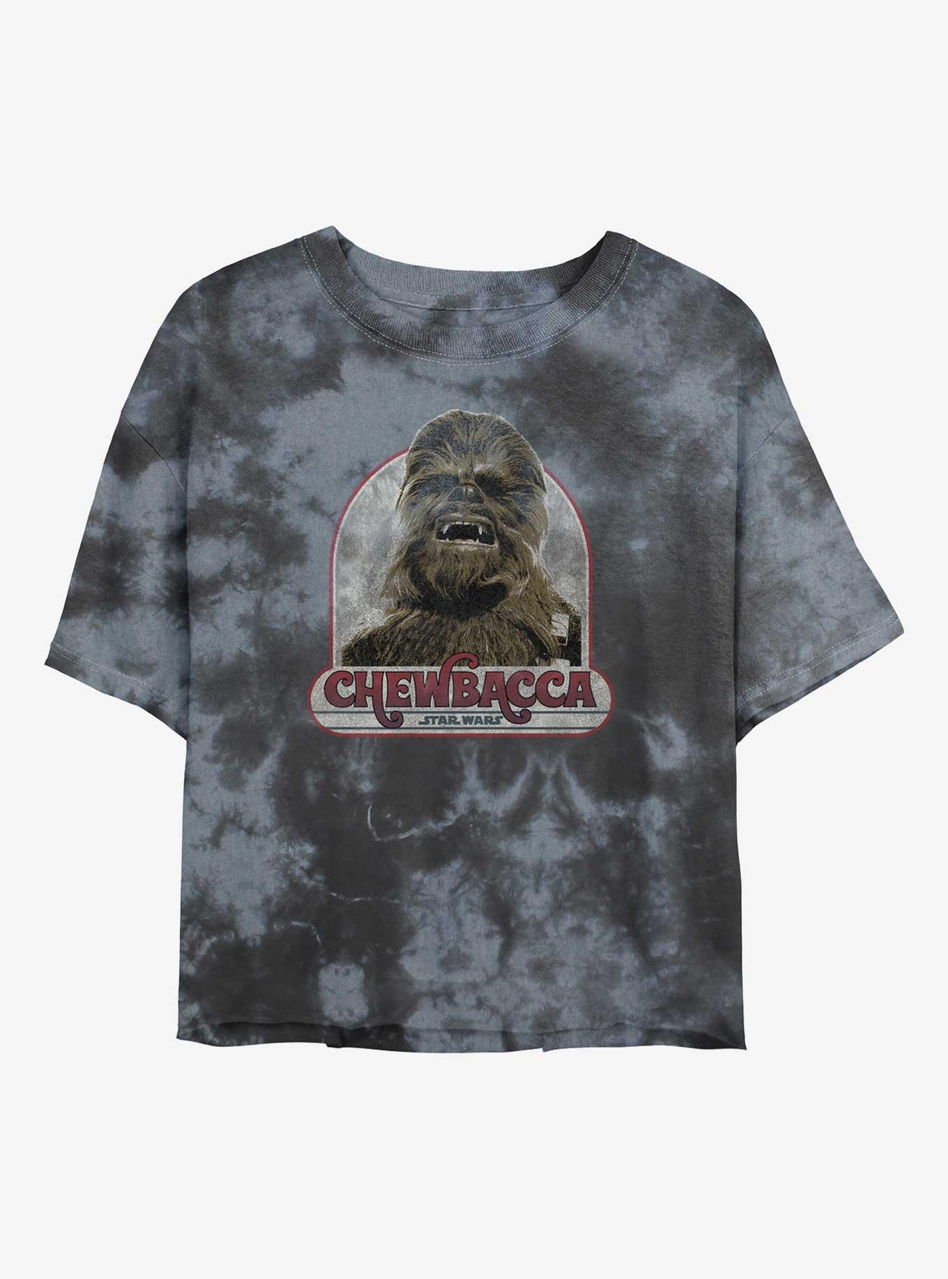 Star Wars Vintage Chewie Girls Tie-Dye Crop T-Shirt, , hi-res