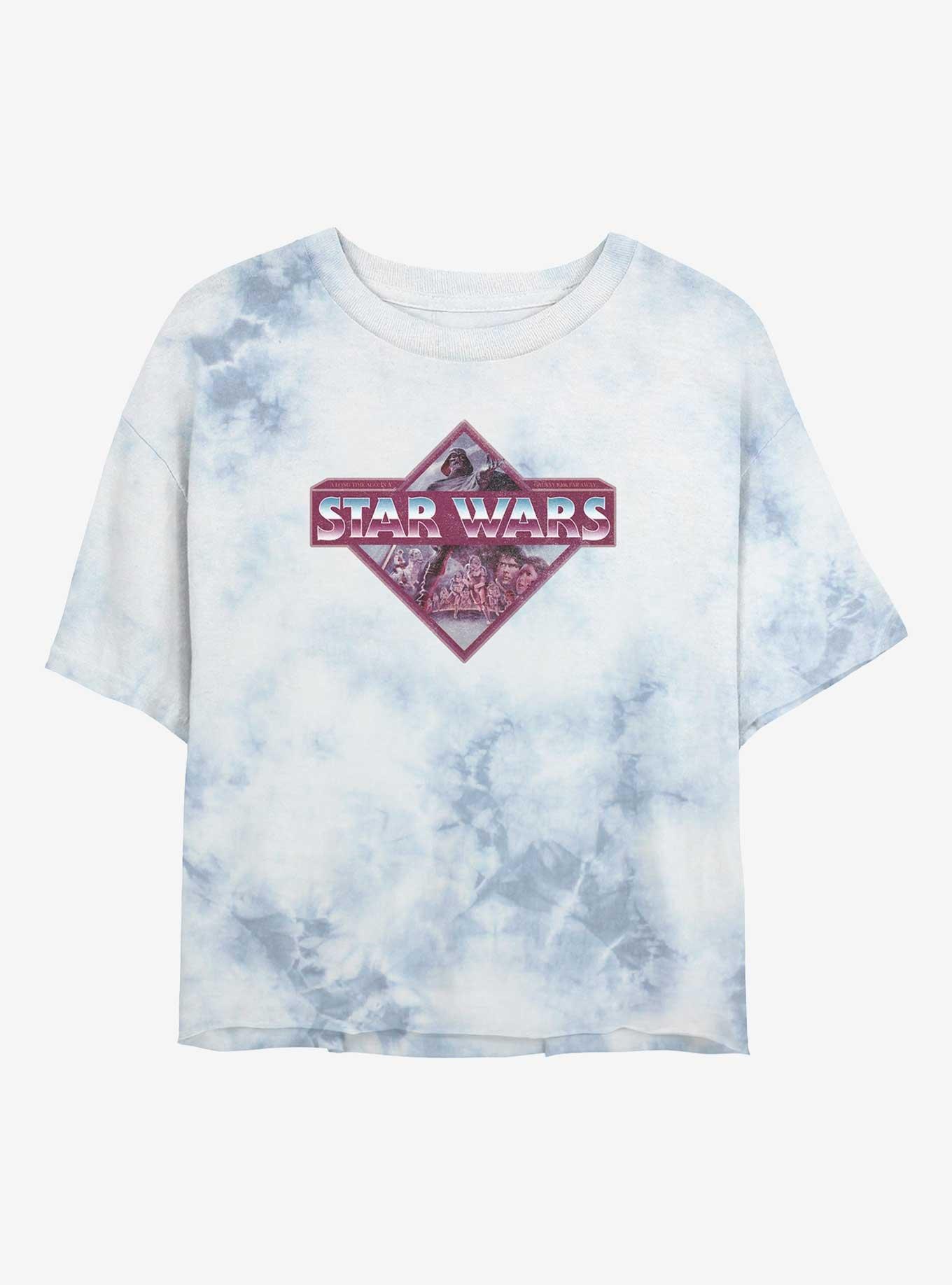 Star Wars Star Cade Girls Tie-Dye Crop T-Shirt, , hi-res