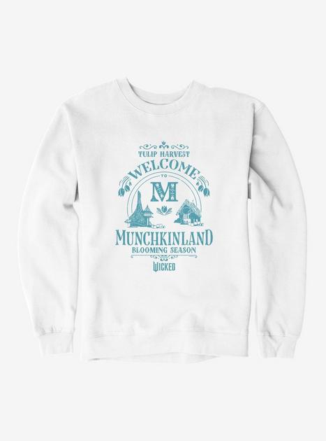 Wicked Welcome To Munchkinland Sweatshirt - WHITE | BoxLunch