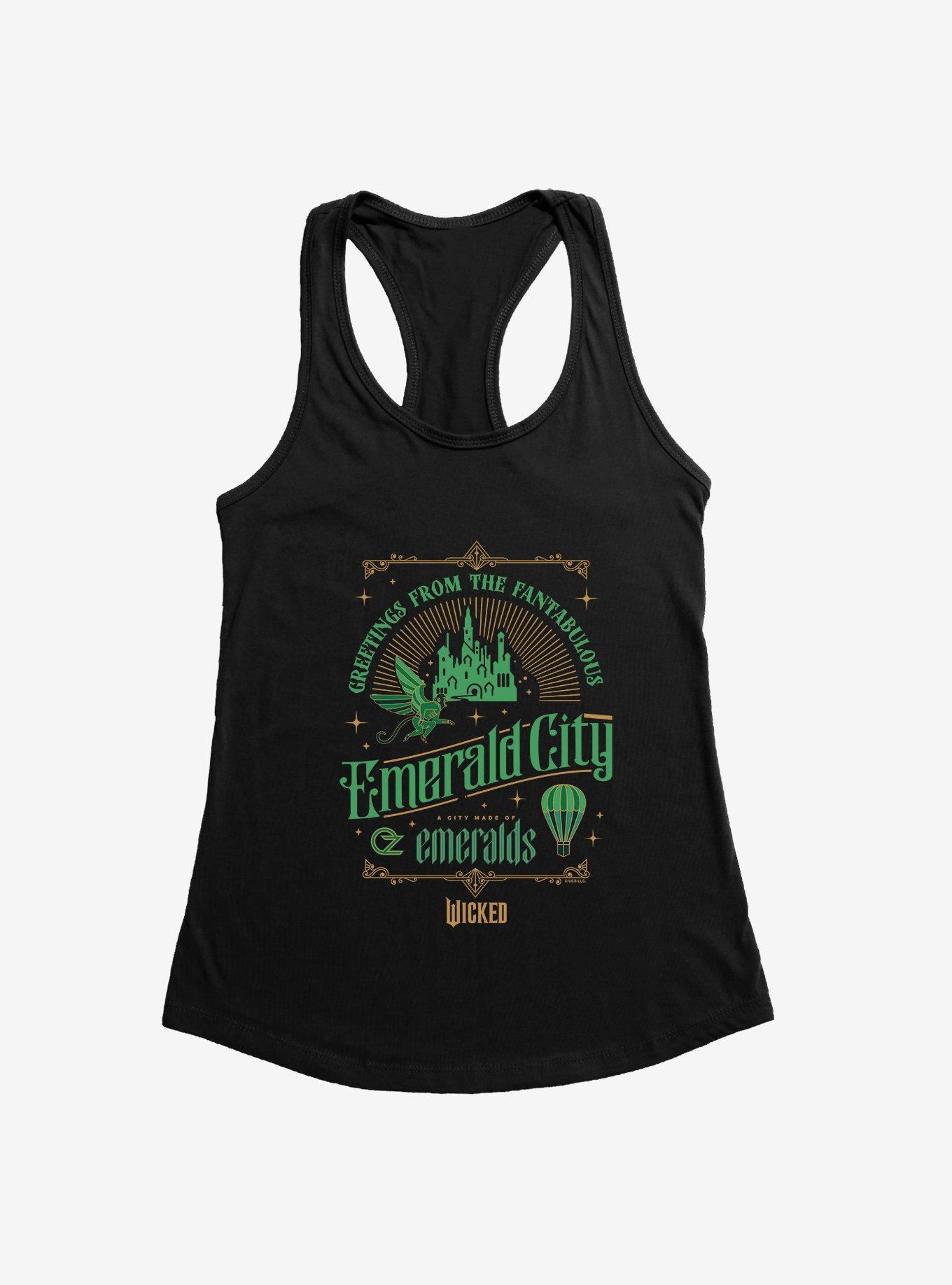 Wicked Greetings From Emerald City Womens Tank Top, , hi-res